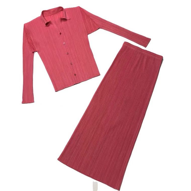 Issey Miyake issey miyake size:3 Pink pleated top Size XXS / US 00 / IT 34 - 1 Thumbnail