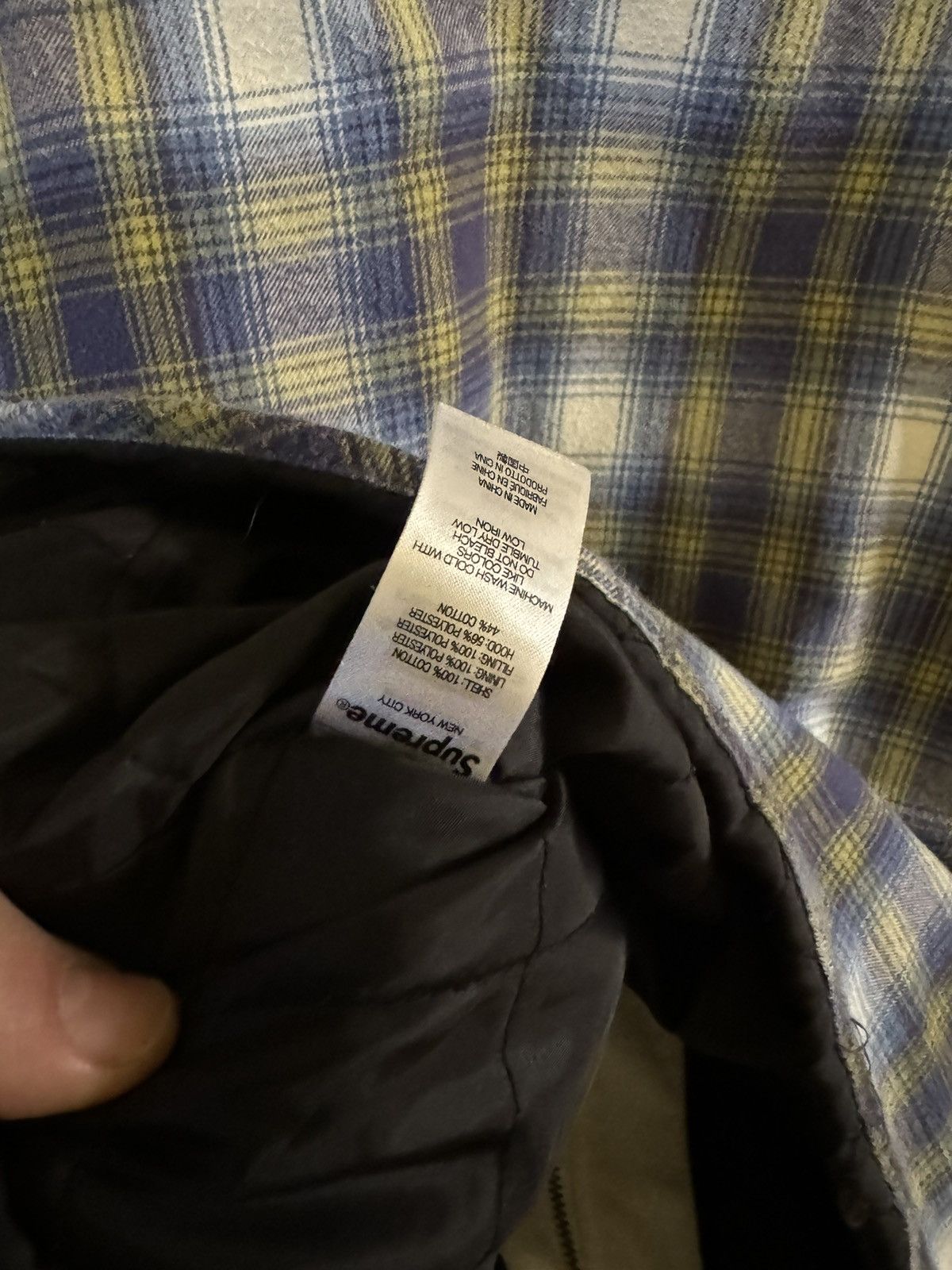 Supreme Supreme FW21 Quilted Lined Hooded Zip Flannel Size US M / EU 48-50 / 2 - 6 Thumbnail