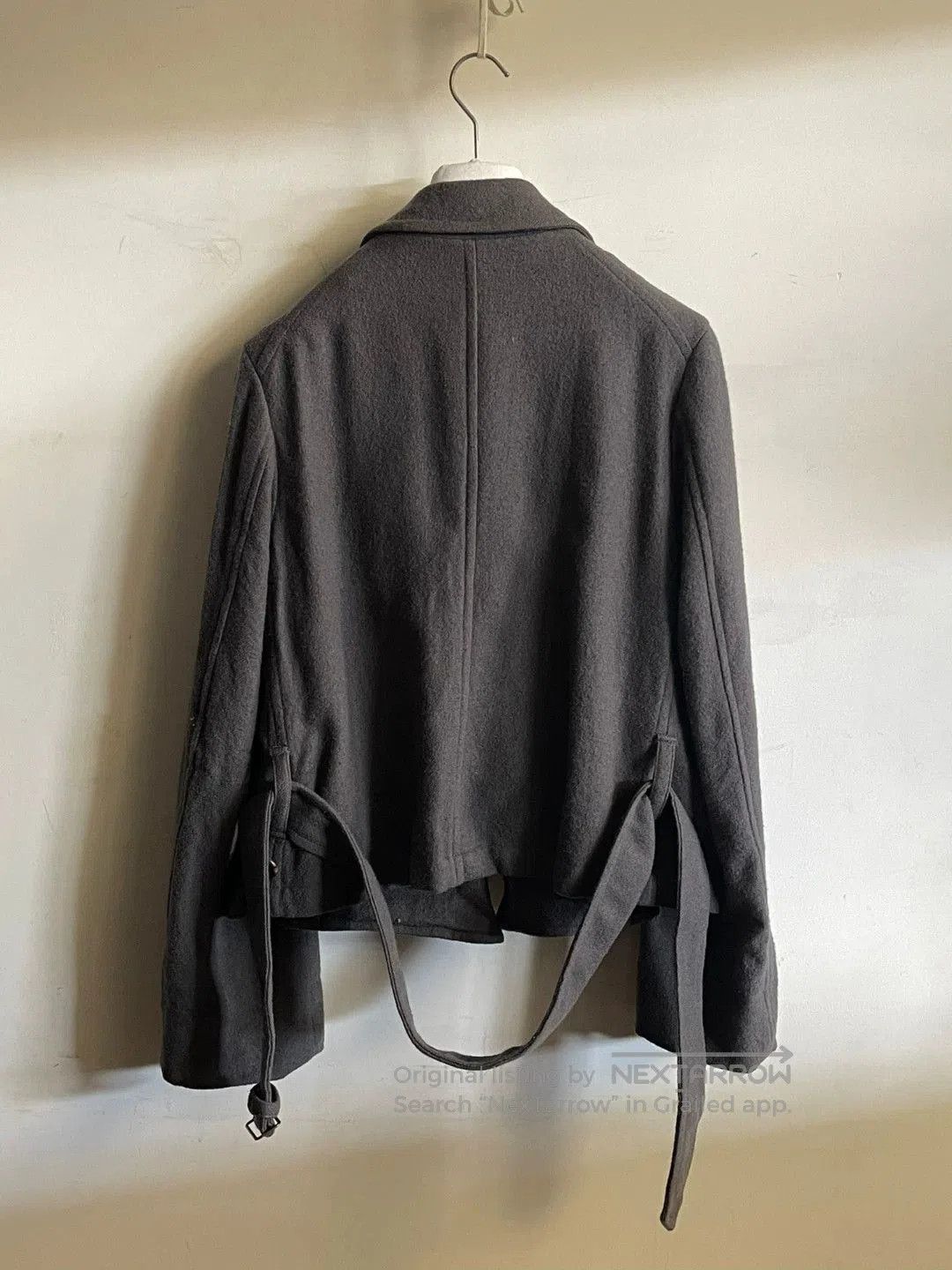 Ann Demeulemeester Short Belted Jacket by Ann Demeulemeester. Size US L / EU 52-54 / 3 - 7 Thumbnail