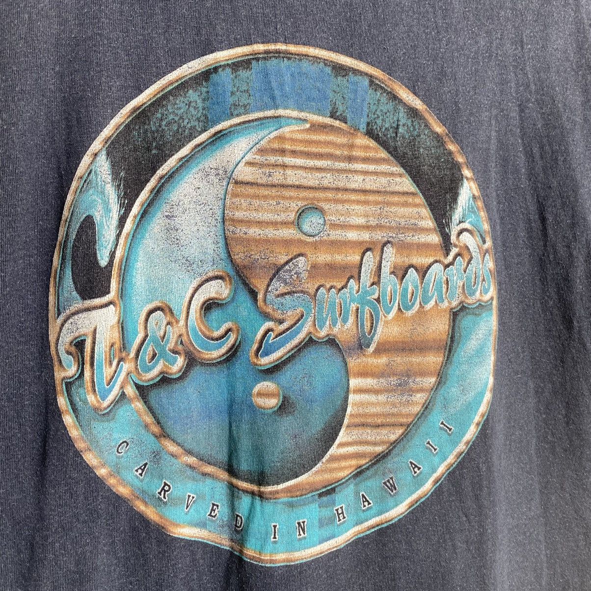 Vintage Thrashed Faded Vintage 90s T&C Surf Design ERD GRUNGE TEE Size US M / EU 48-50 / 2 - 6 Thumbnail