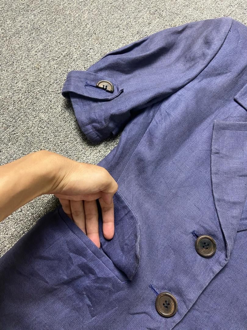 Yves Saint Laurent Yves Saint Laurent Short Sleeve Blazer (191) Size M / US 6-8 / IT 42-44 - 7 Thumbnail