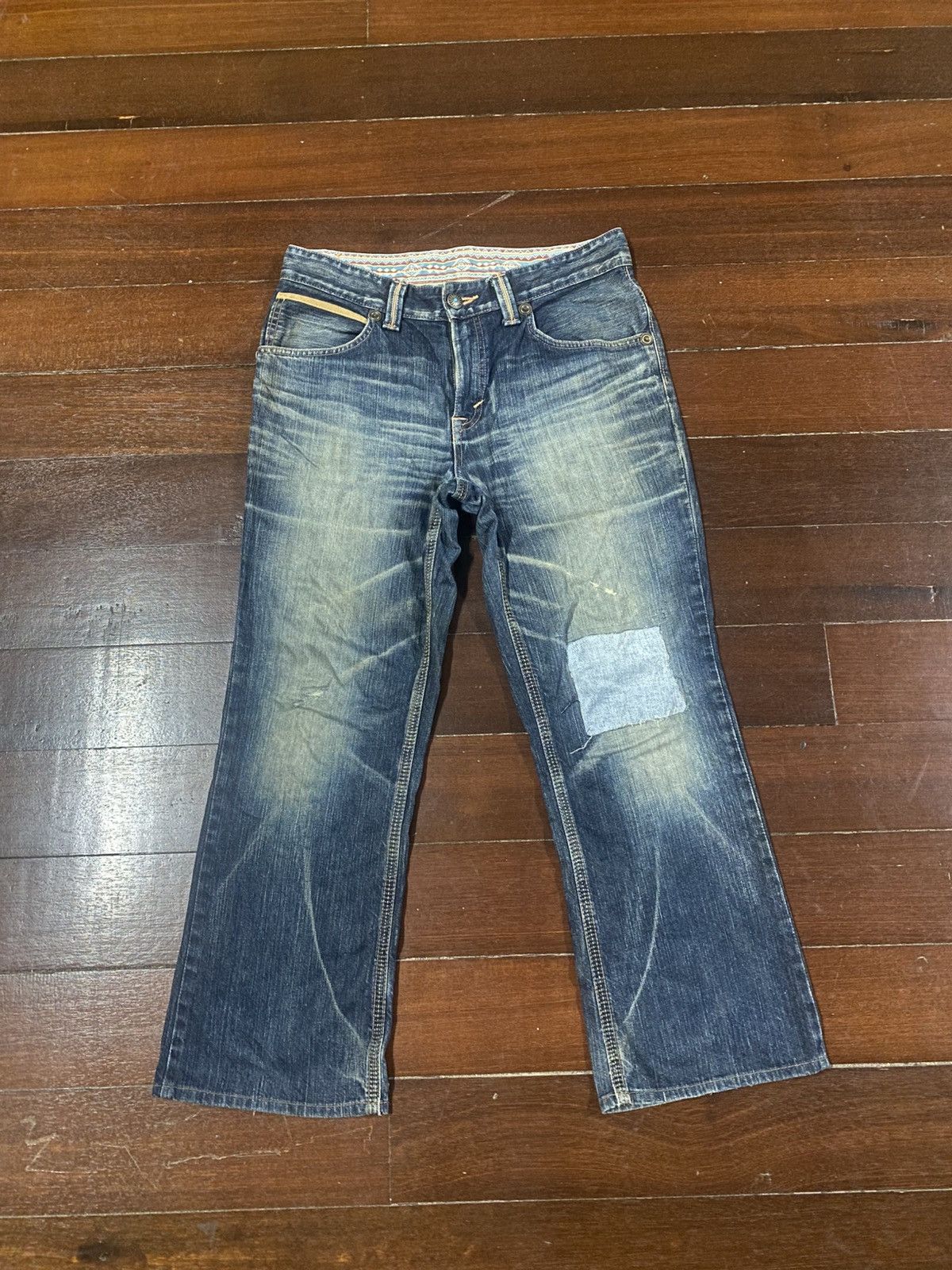 Edwin BAGGY DISTRESSED DENIM EDWIN EXCLUSIVE VINTAGE XU flare Size US 36 / EU 52 - 1 Thumbnail