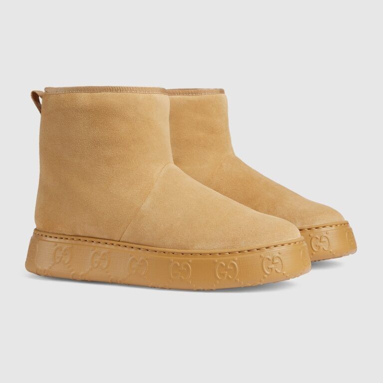 Gucci o1s1wg110125 Ankle Boots in Beige Size US 6 / IT 36 - 2 Thumbnail