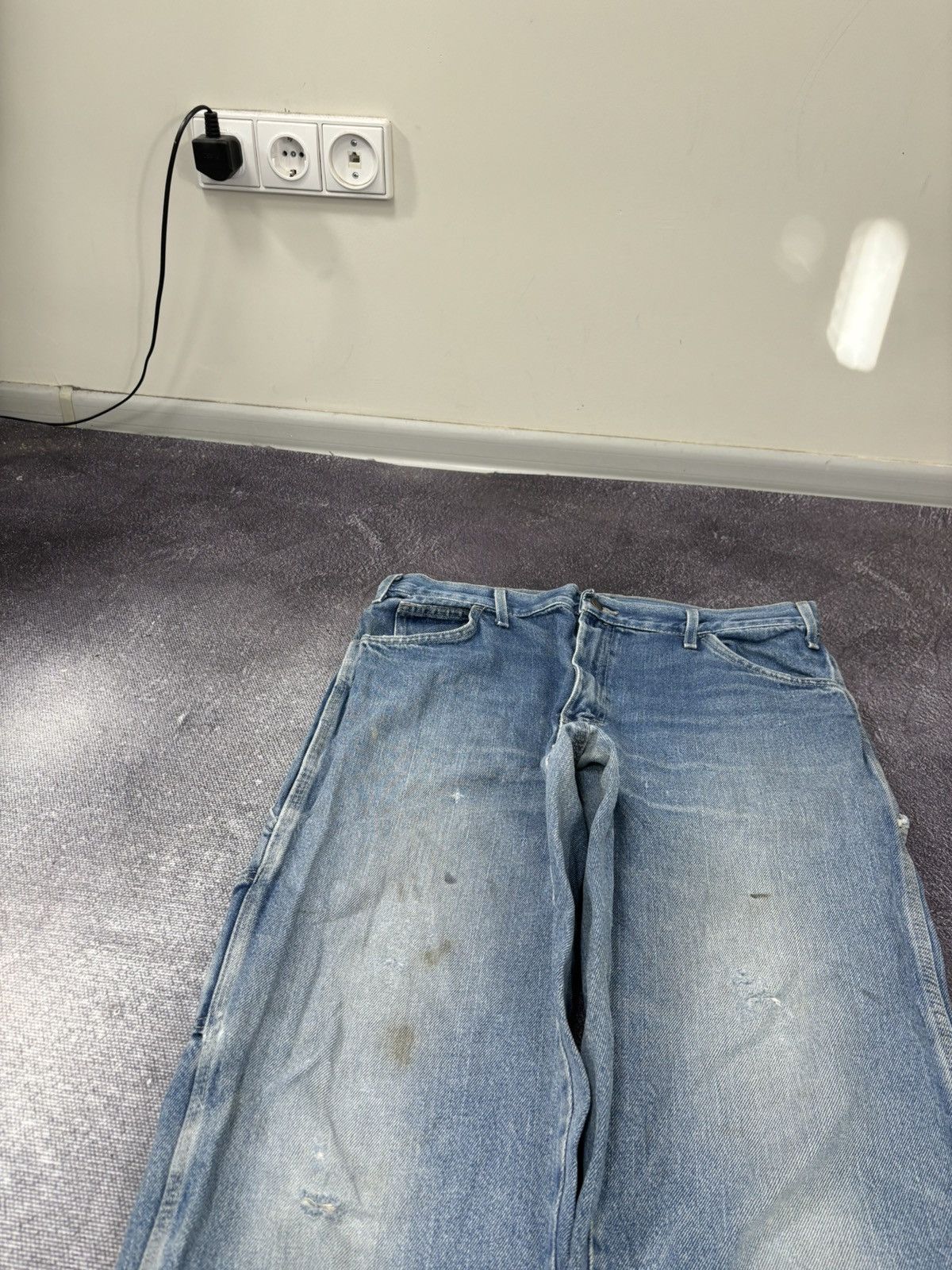 Dickies Vintage Dickies Y2K Relaxed Fit Hype Faded Blue Denim Jeans Size US 36 / EU 52 - 13 Thumbnail