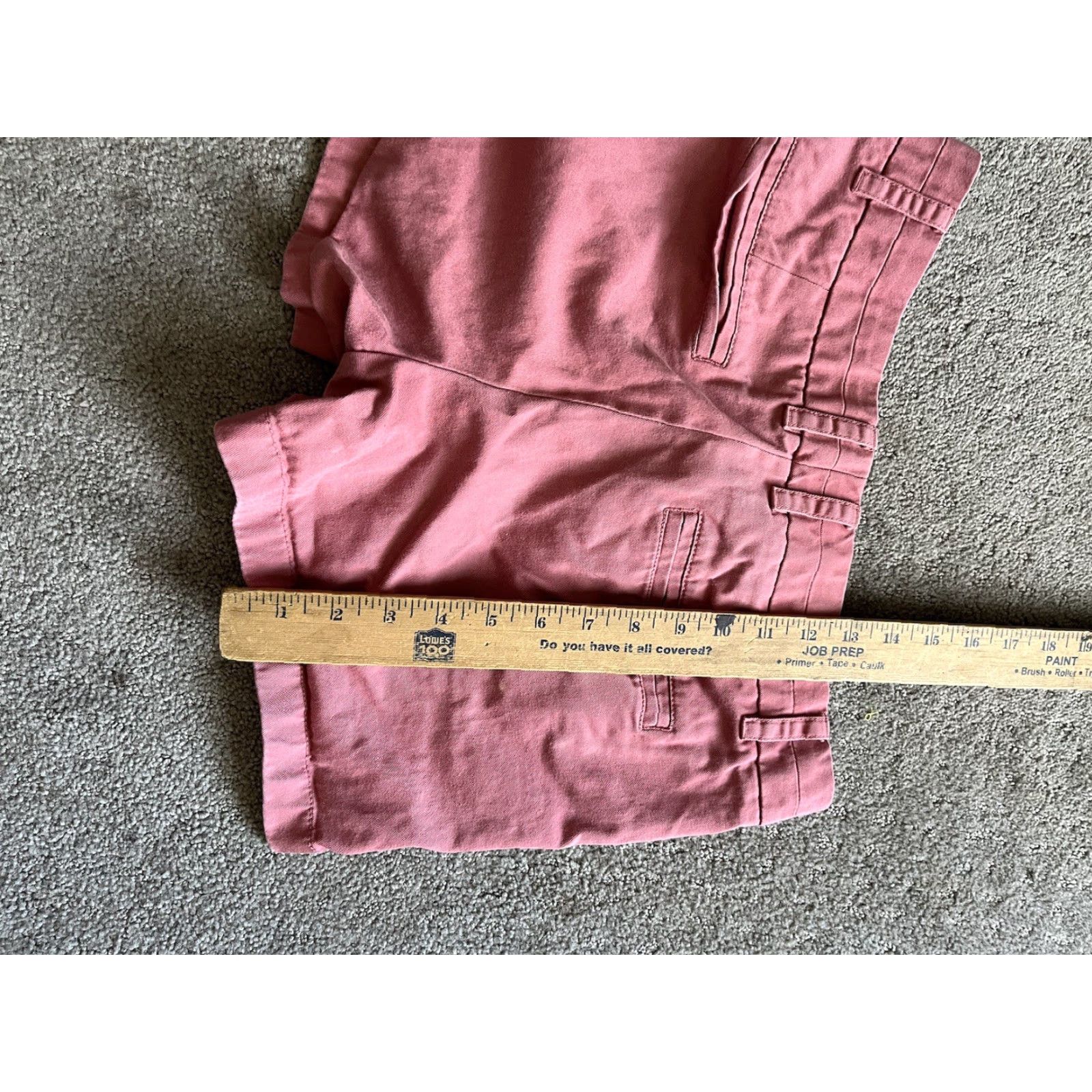 J.Crew VINTAGE no J.CREW Chino Shorts City Fit Women 4 Pink Solid 5 Inseam Summer Casual Travel Workwear Linen? Wait. Size 27" / US 4 / IT 40 - 4 Thumbnail