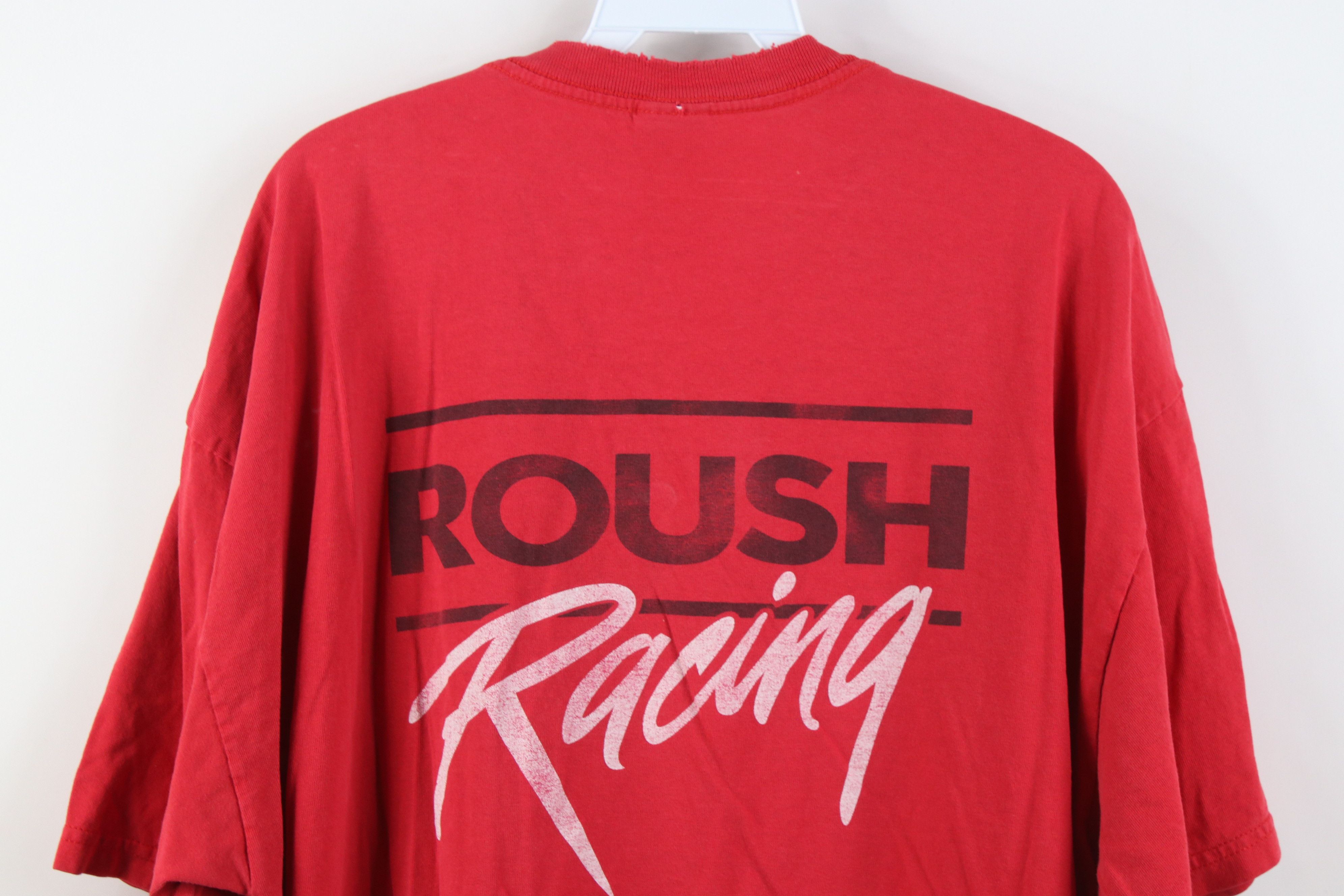 Vintage Vintage Roush Racing Tool Warehouse Short Sleeve T-Shirt Red Size US XXL / EU 58 / 5 - 14 Thumbnail