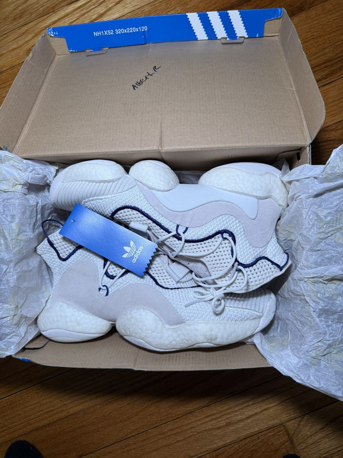 Adidas adidas Crazy BYW LVL 1 Basketball Shoes – White/Purple Size US 8.5 / EU 41-42 - 7 Thumbnail