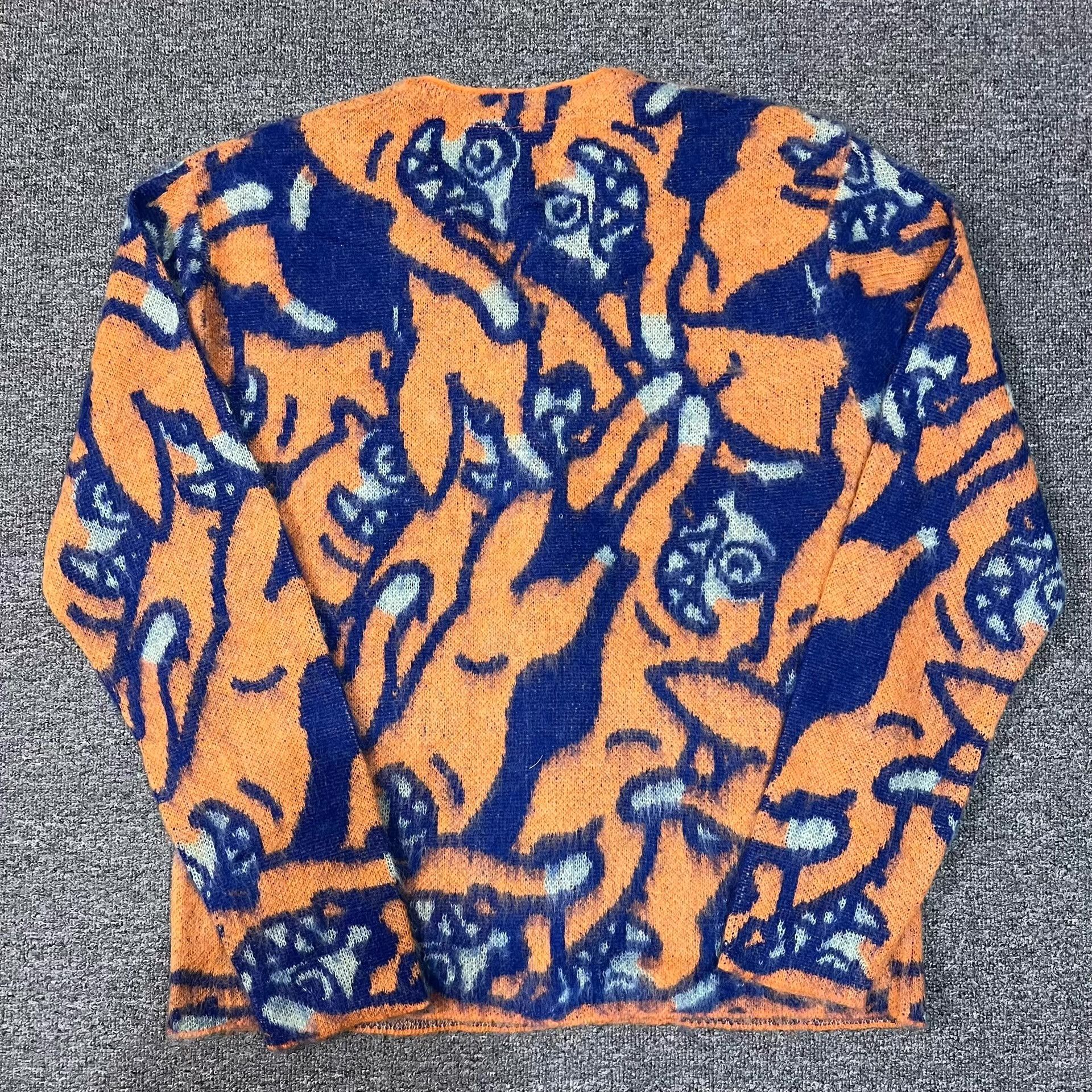 Billionaire Boys Club BBC ICECREAM All-Over Flying Dog Print Cardigan Sweater Q7 Size US L / EU 52-54 / 3 - 2 Thumbnail