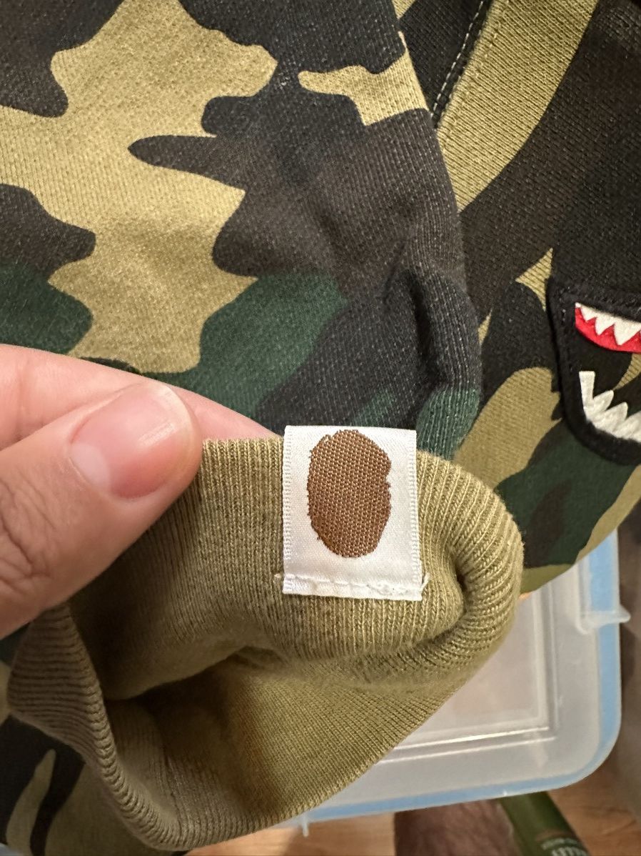 Bape Woodland Camo Shark Full Zip Hoodie Size US M / EU 48-50 / 2 - 6 Thumbnail