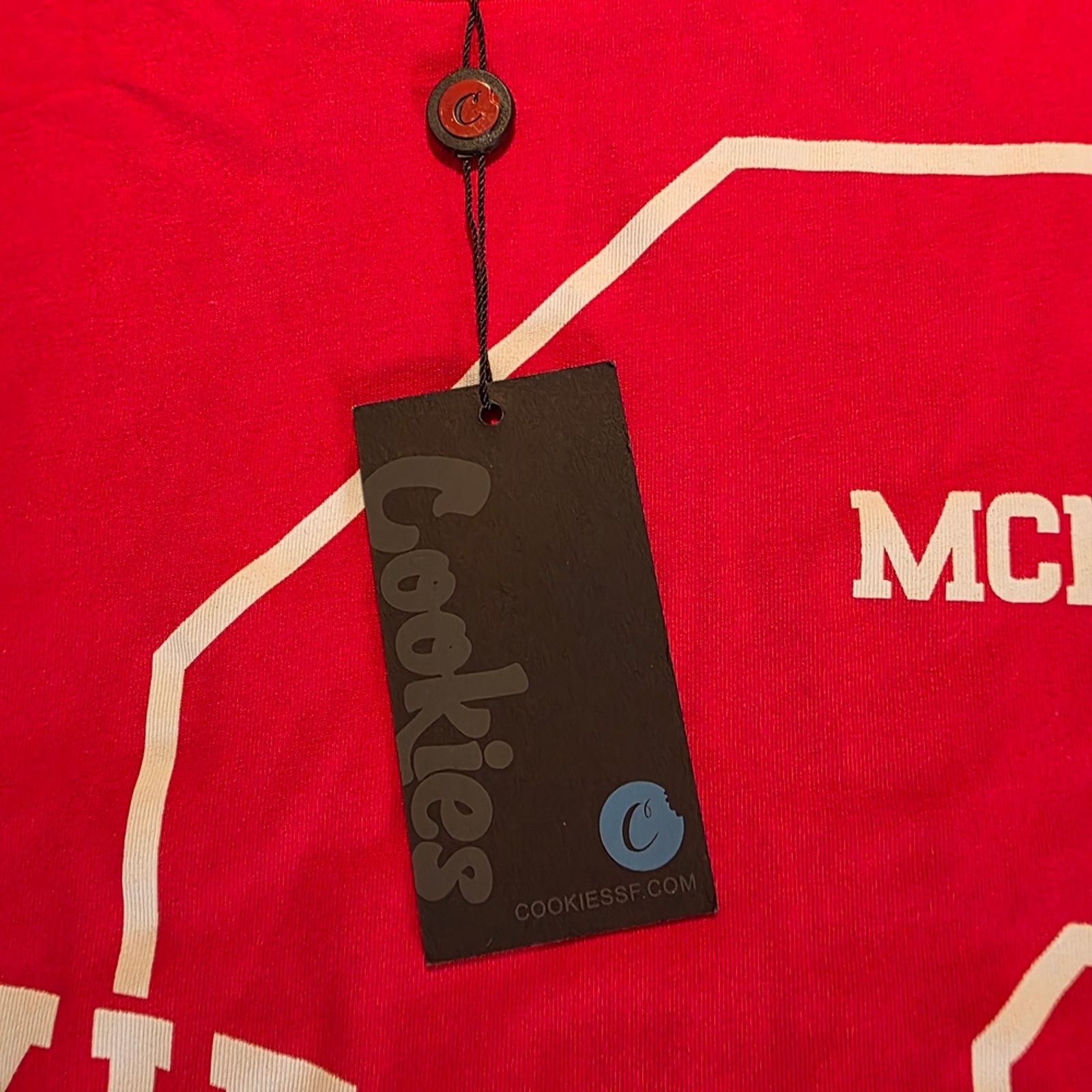 Cookies Cookies Red Short Sleeve Tee 2XL!! Size US XXL / EU 58 / 5 - 4 Thumbnail