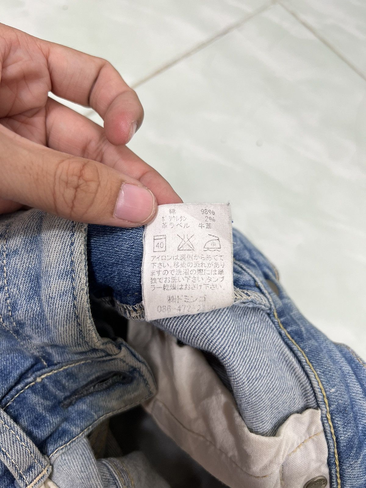 Spellbound 🔥 SPELLBOUND DYED BROKEN DISTRESSED DENIM JEANS Size US 30 / EU 46 - 15 Thumbnail