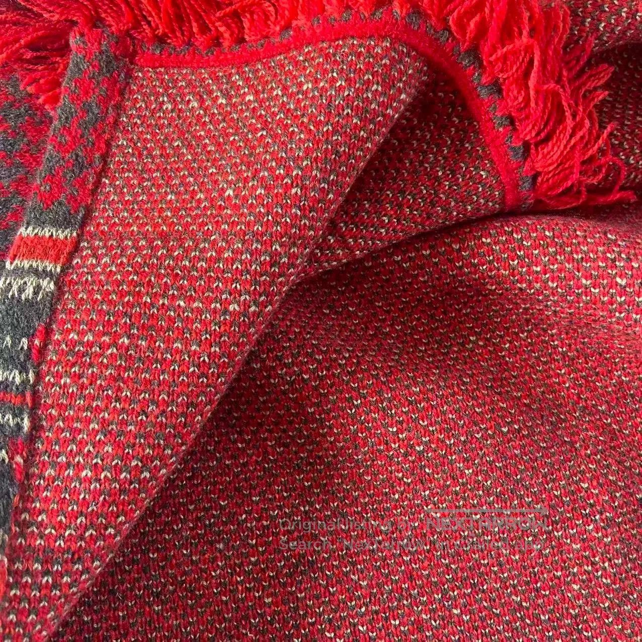 RRL Ralph Lauren Ralph Lauren RRL Red Houndstooth Knit Cardigan. Size M / US 6-8 / IT 42-44 - 8 Thumbnail