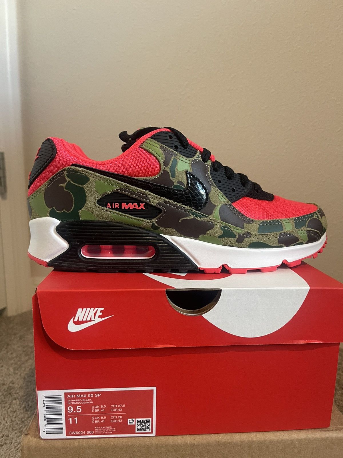 Nike Nike Air Max 90 Reverse Duck Camo Size US 9.5 / EU 42-43 - 3 Thumbnail