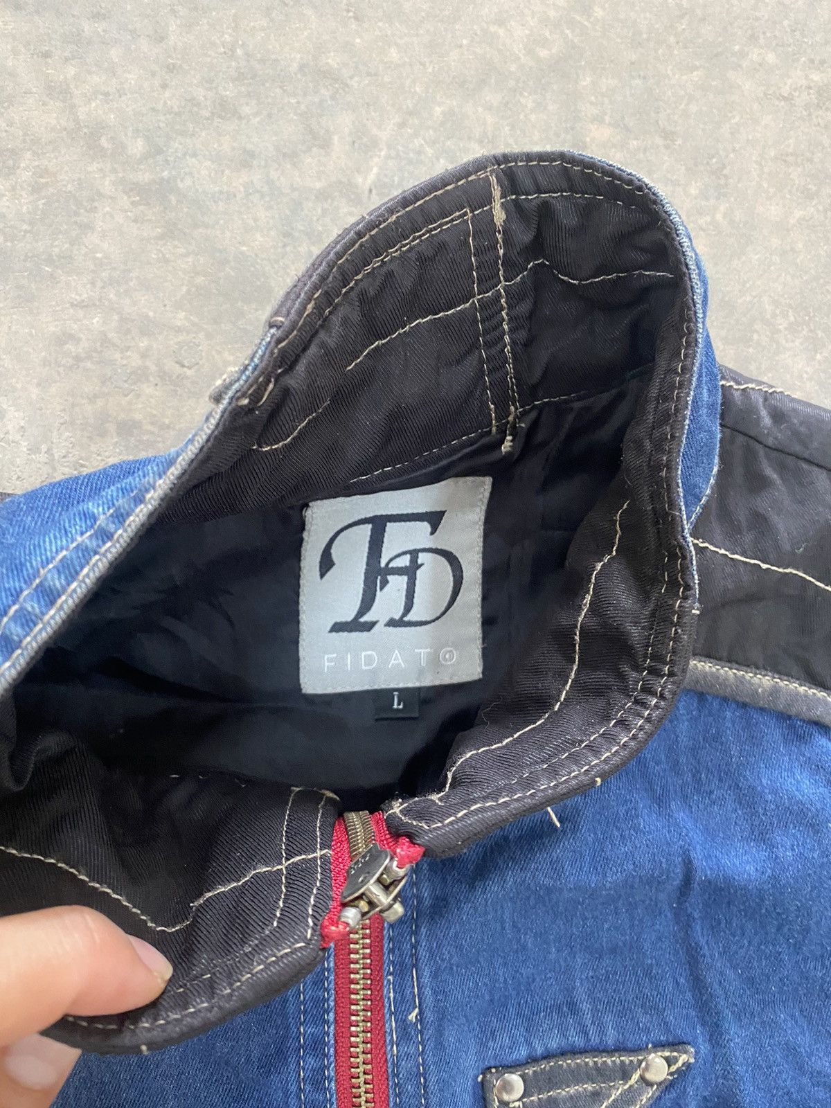 Japanese Brand × Vintage DENIM VEST LIKE KAPITAL BY FIDATO JAPAN Size US M / EU 48-50 / 2 - 6 Thumbnail