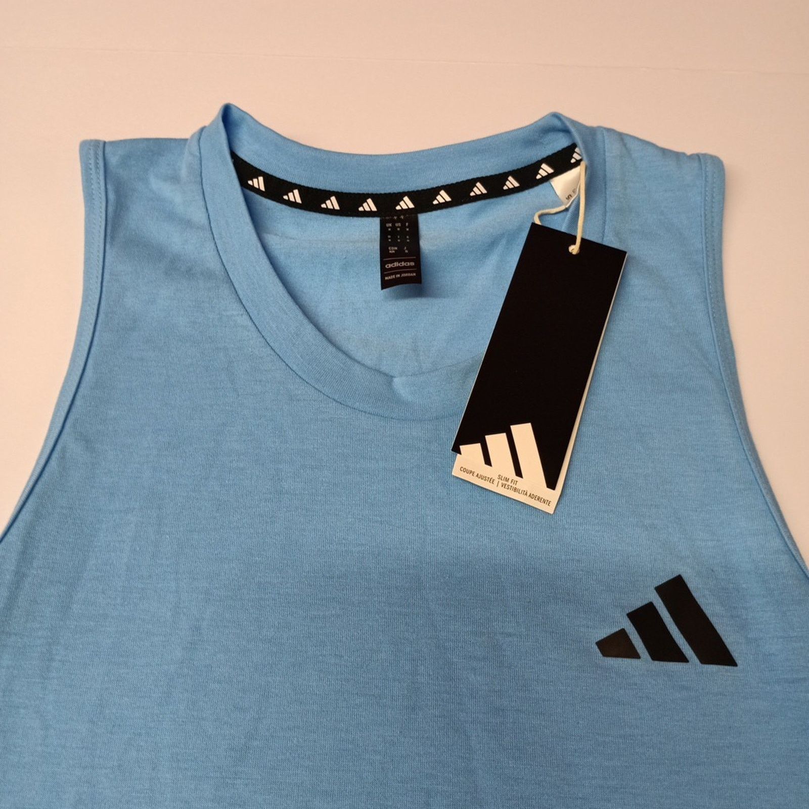 Adidas Adidas Men's Multi Sports Training Tank Top Size M Semi Blue Size US M / EU 48-50 / 2 - 2 Thumbnail