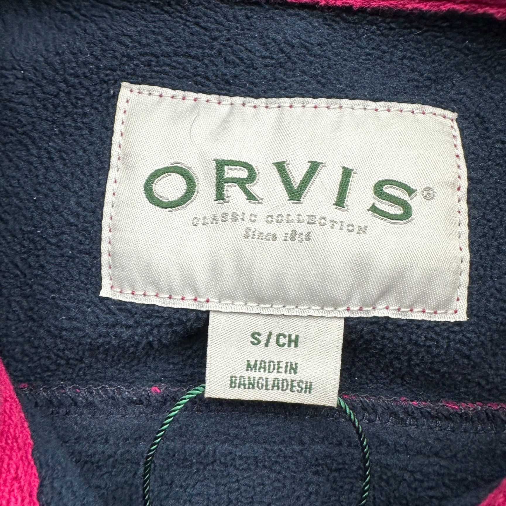 Orvis Orvis Nova Flannel Shirt Jacket Shacket Fleece Lined Women Small Pink Plaid Snap Button-Up Casual Workwear Size S / US 4 / IT 40 - 3 Thumbnail