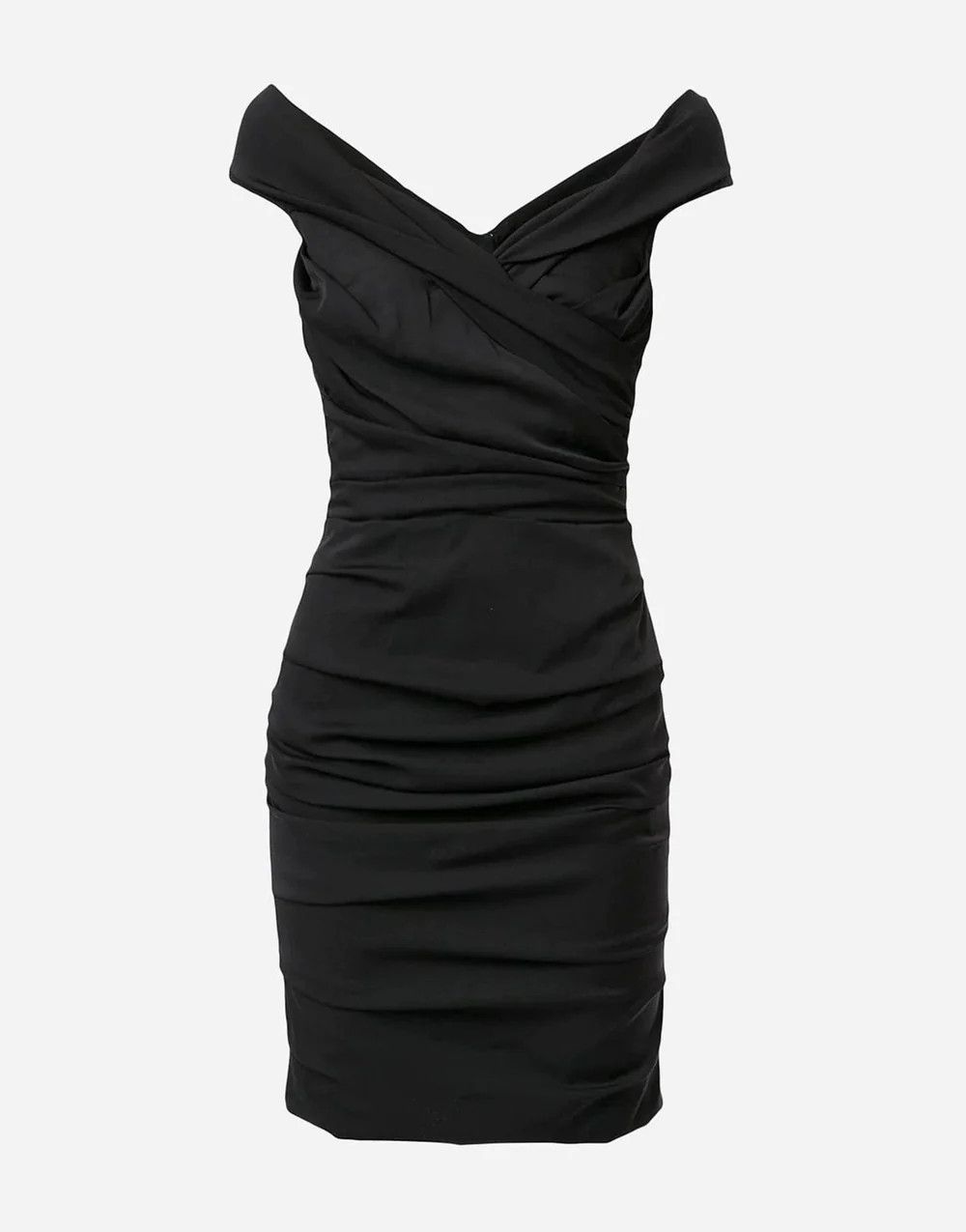 Dolce & Gabbana o1y0825 Short Sleeves Mini Dress in Black Size XL / US 12-14 / IT 48-50 - 1 Thumbnail
