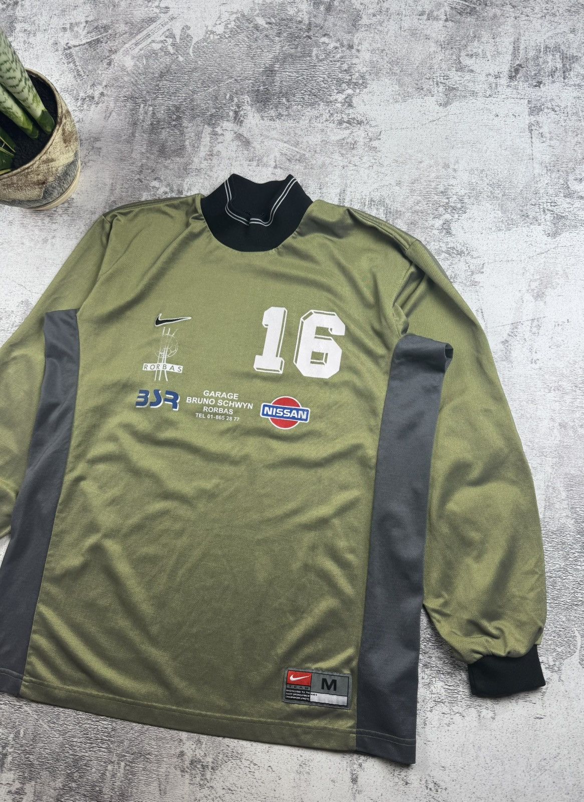 Nike Zurich Rorbas 90s Goalkeeper Size M Nike Soccer Football Football Shirt Jersey Size US M / EU 48-50 / 2 - 4 Thumbnail