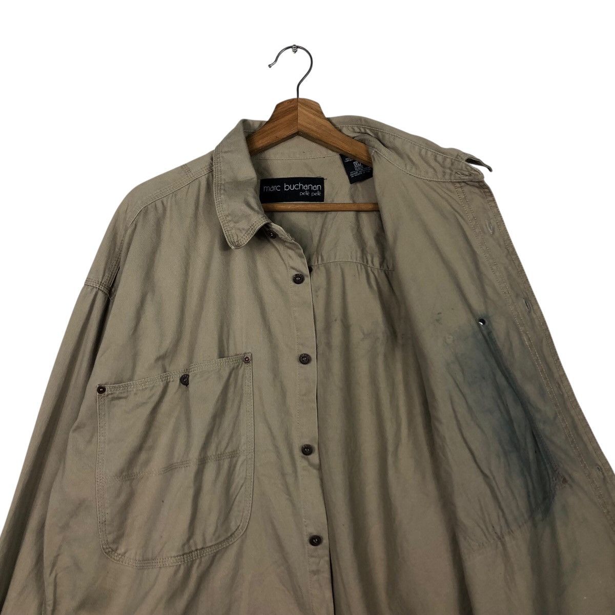 Japanese Brand × Marc Buchanan 📌Vintage Worker Rusty Jacket Marc Buchanan Pelle Pelle Size US XL / EU 56 / 4 - 13 Thumbnail