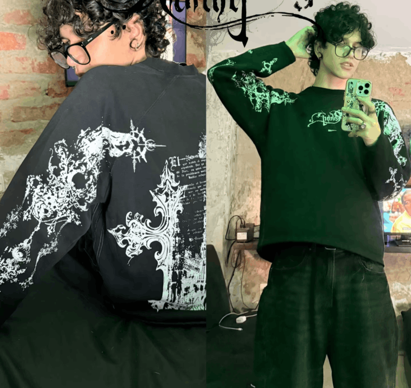Japanese Brand 2000s Dark Gothic Long Sleeve Size US L / EU 52-54 / 3 - 9 Thumbnail