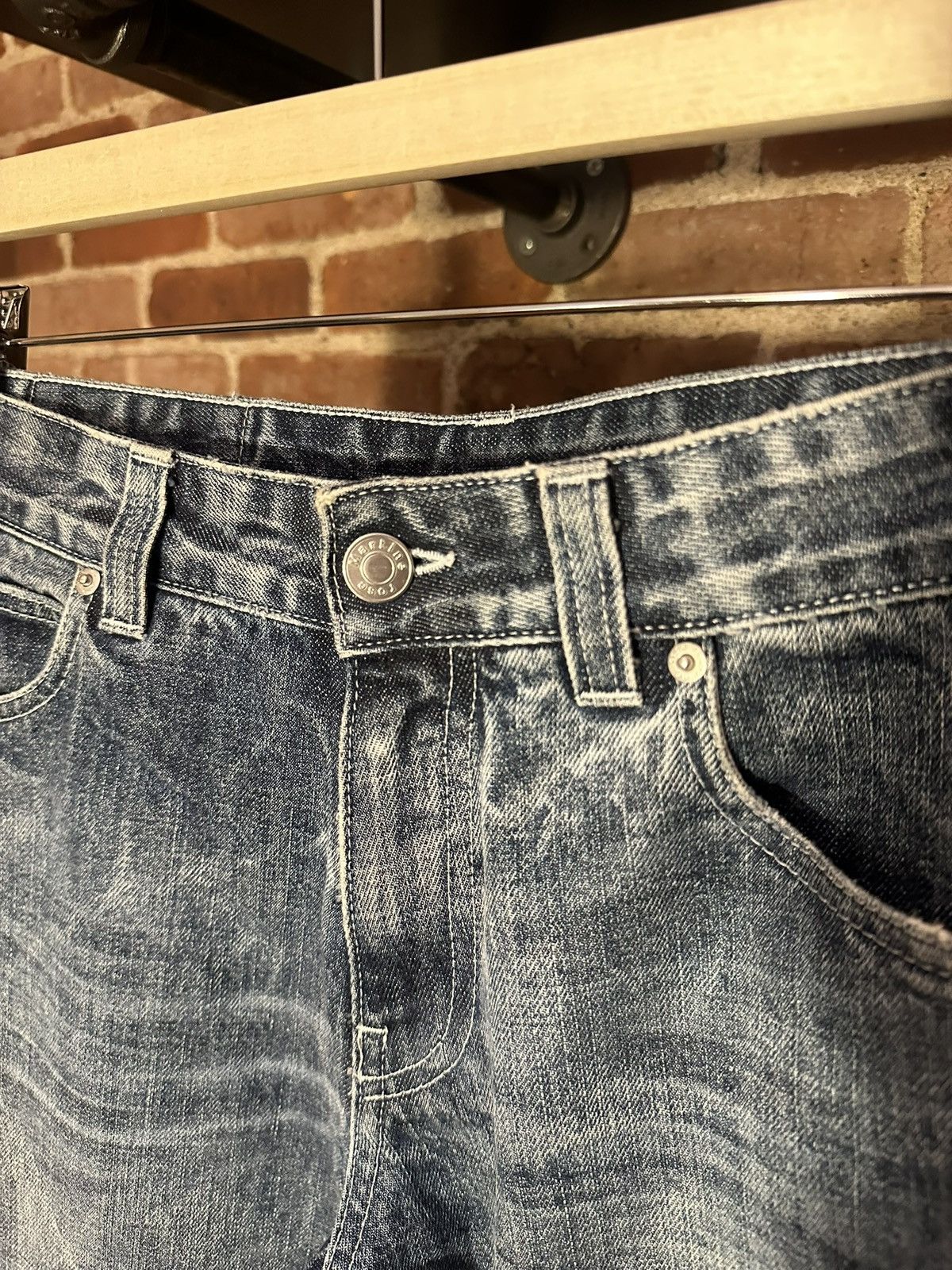 Martine Rose Marble Wash Boot Cut Jeans Size US 29 - 3 Thumbnail