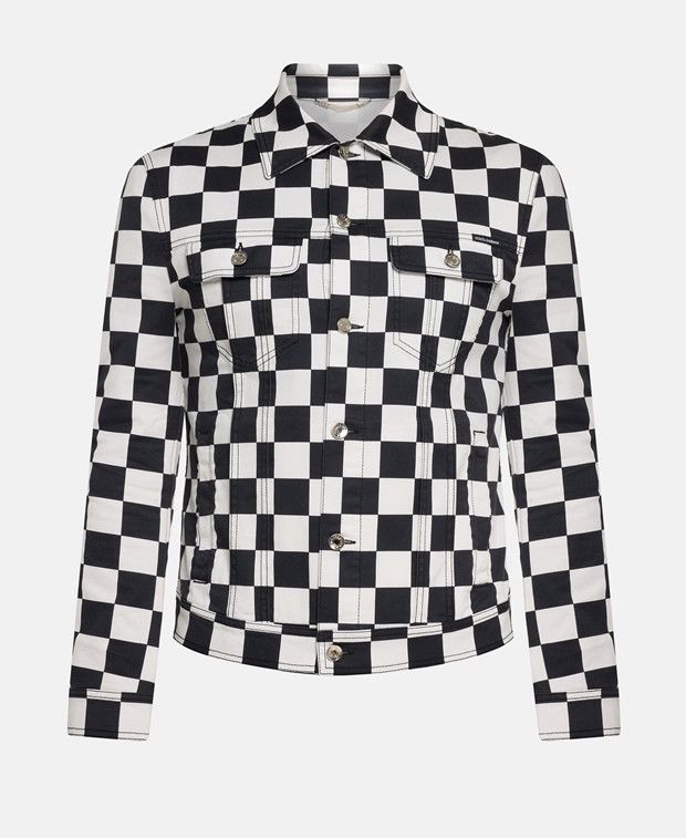 Dolce & Gabbana Jacket with all-over print Size US M / EU 48-50 / 2 - 1 Thumbnail