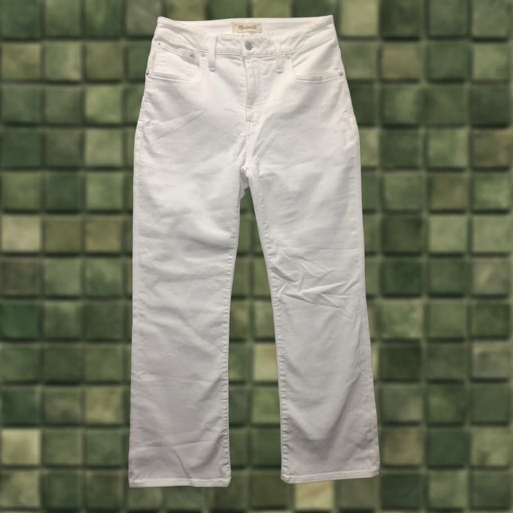 Madewell Madewell Jeans Womens 28x28 Curvy Kick Out Flared High Rise Stretch Comfort Jeans Size 28" / US 6 / IT 42 - 1 Thumbnail