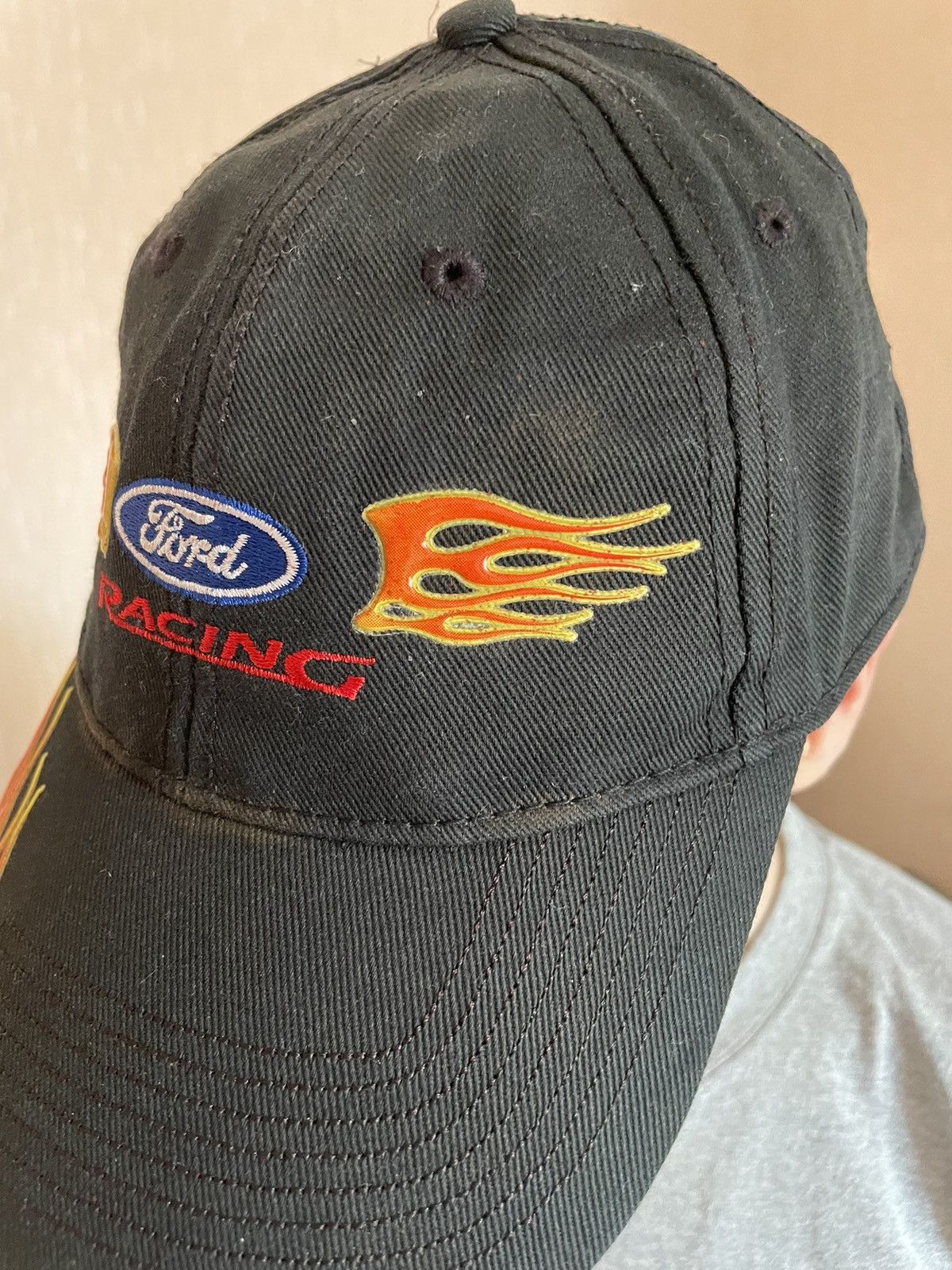 Ford Vintage Ford Racing Nascar Cap Flame Size ONE SIZE - 4 Thumbnail
