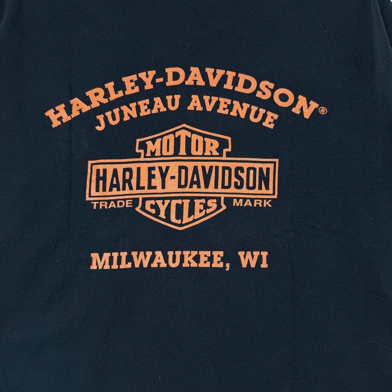 Harley Davidson Harley Davidson Milwaukee WI T-Shirt Mens Black Graphic L Size US XL / EU 56 / 4 - 3 Thumbnail