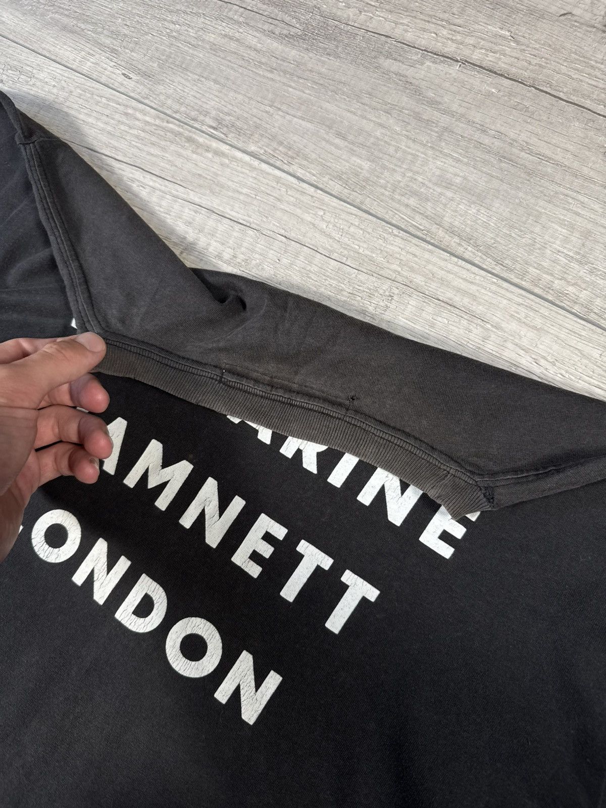 Katharine Hamnett London Katharine Hamnett London Vintage Rare Faded Distressed Tee Size US L / EU 52-54 / 3 - 10 Thumbnail