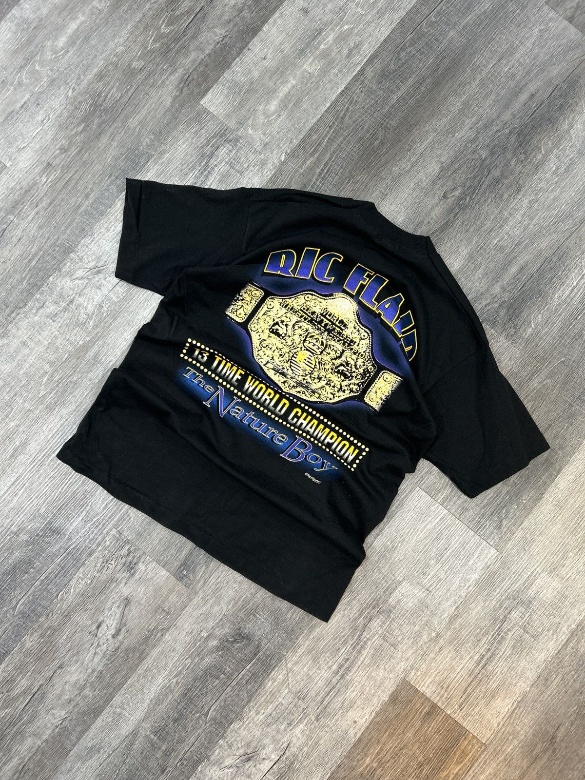 Vintage Vintage The Nature Boy WCW Ric Flair Shirt Size US L / EU 52-54 / 3 - 3 Thumbnail