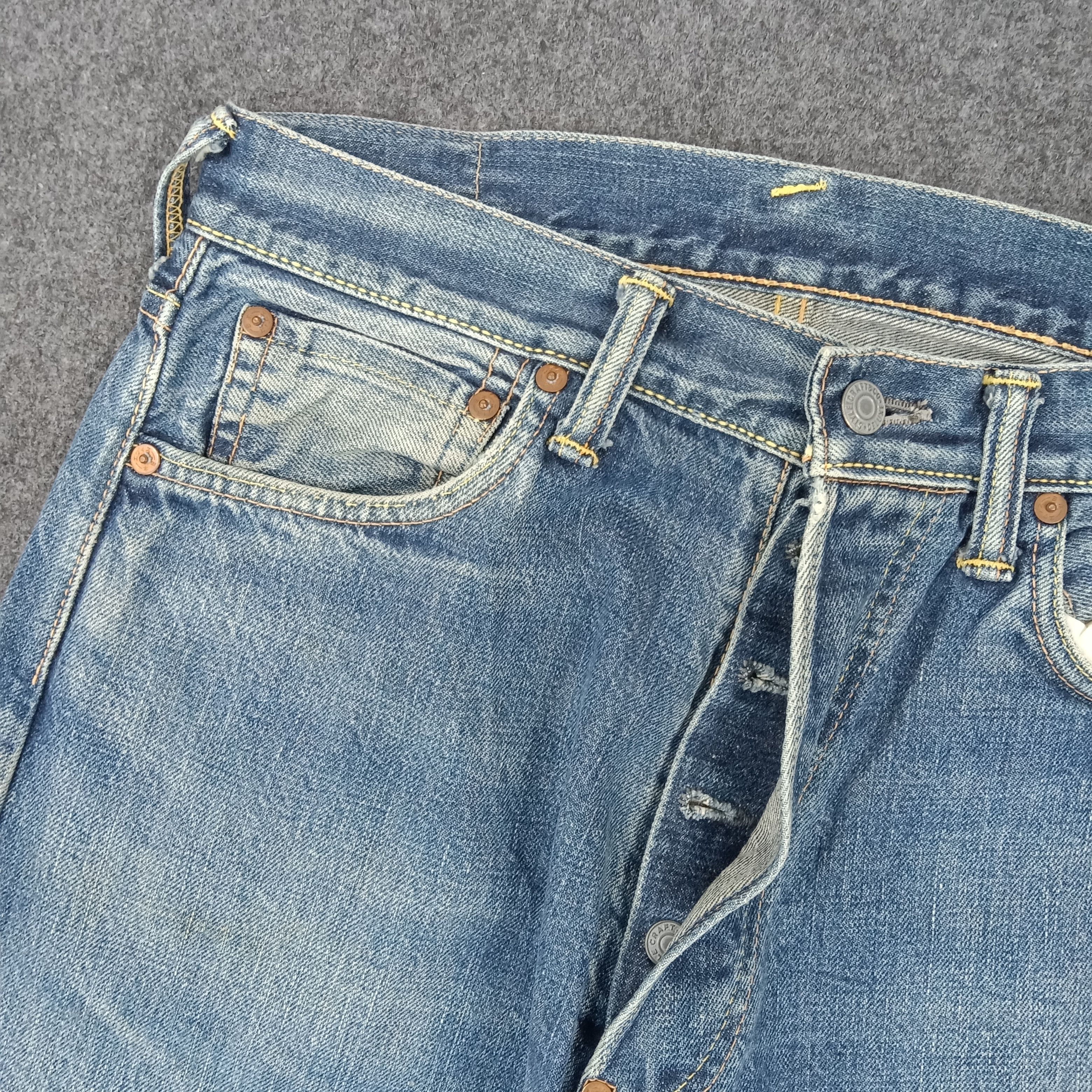 Evisu Evisu Selvedge Japanese Daicock Custom Art Denim Jeans Size US 30 / EU 46 - 9 Thumbnail