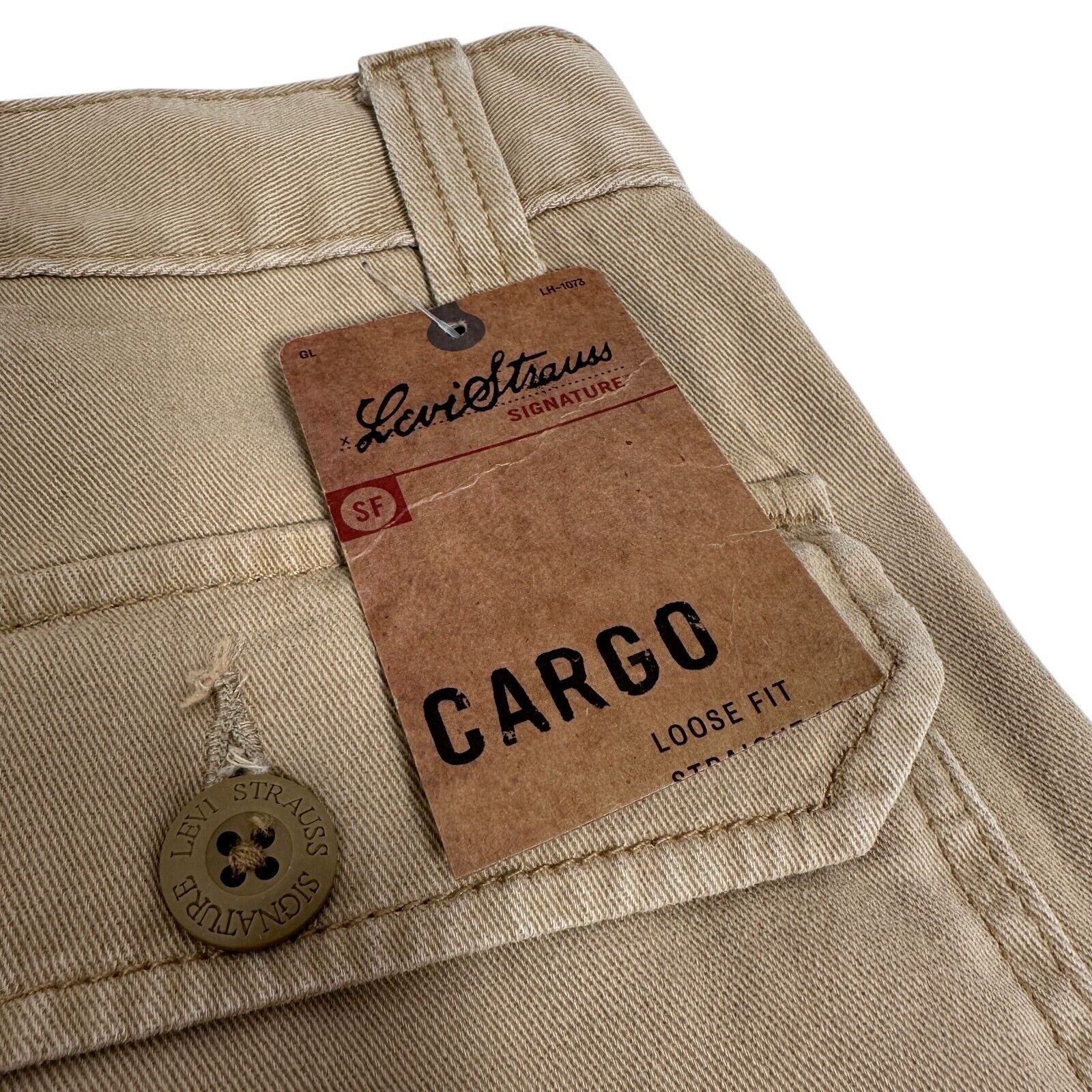 Levi's Vintage Levi's Cargo Pants Men’s 40 x 32 Khaki Beige Size US 40 / EU 56 - 4 Thumbnail