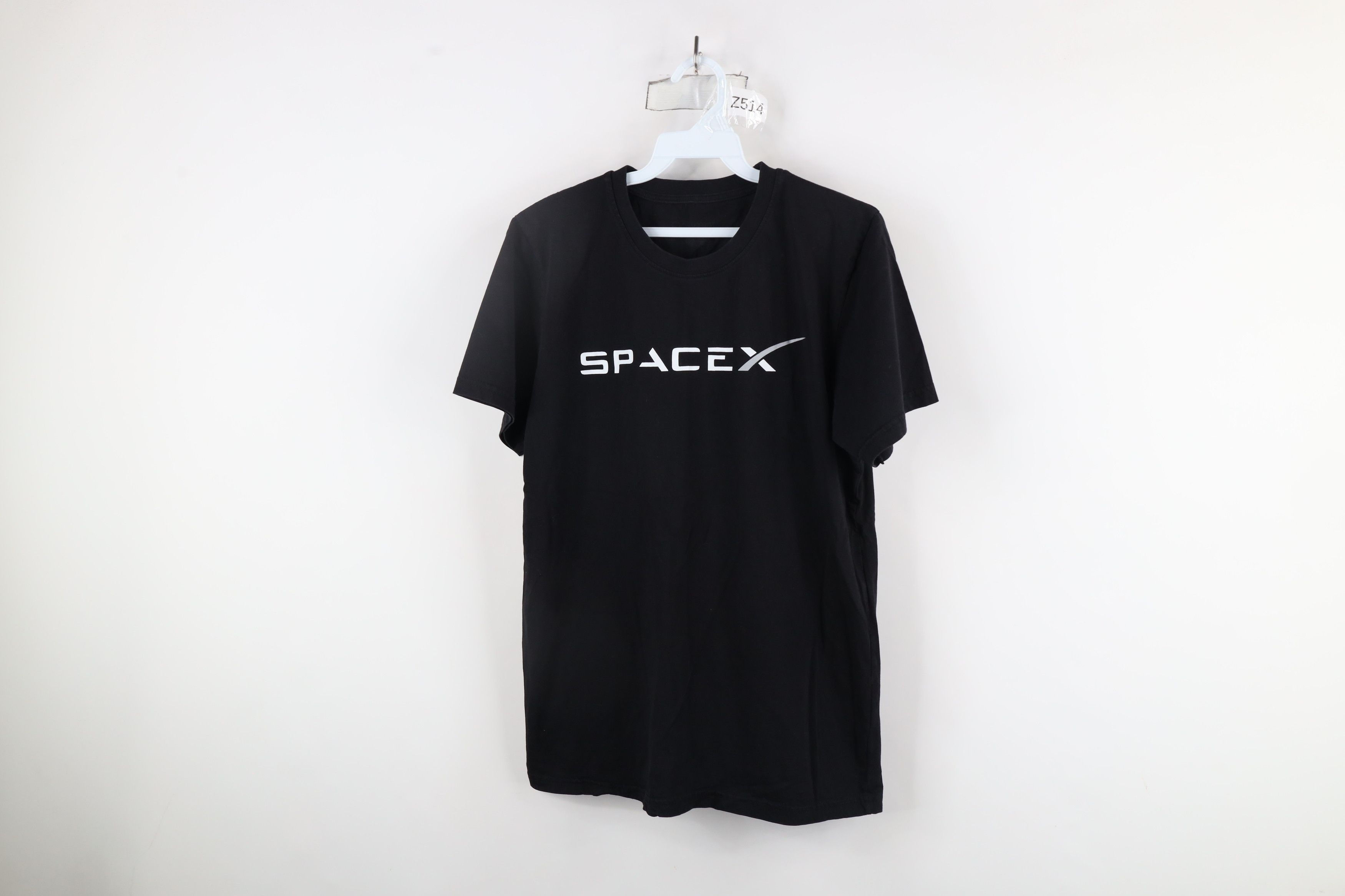Vintage Elon Musk Streetewear Spell Out SpaceX Short Sleeve T-Shirt Size US M / EU 48-50 / 2 - 1 Thumbnail