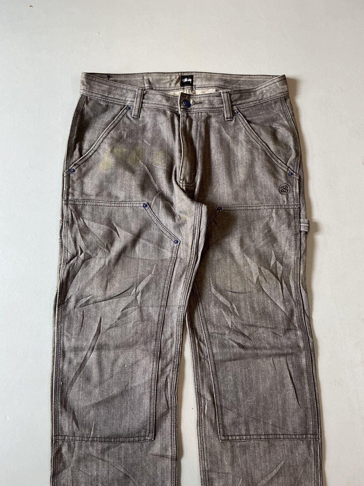 Stussy Vintage Stussy double knee denim Size US 34 / EU 50 - 5 Thumbnail
