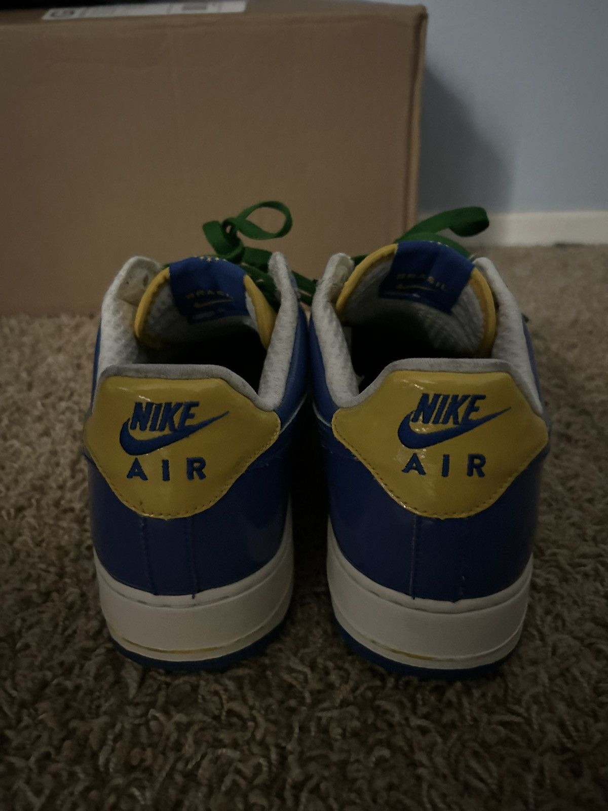 Nike Nike Air Force 1 “Brazil” Size US 12 / EU 45 - 4 Thumbnail