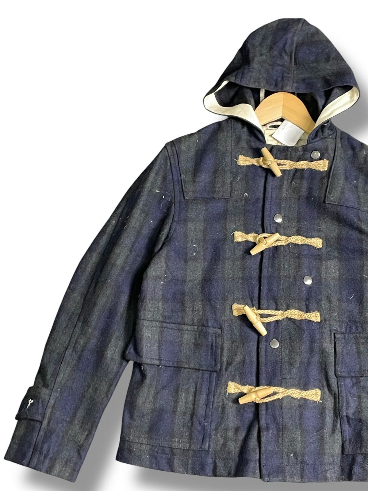 Japanese Brand × Vintage Coen Worker’s Union x Men’s Wool Coat (30) Size US S / EU 44-46 / 1 - 2 Thumbnail