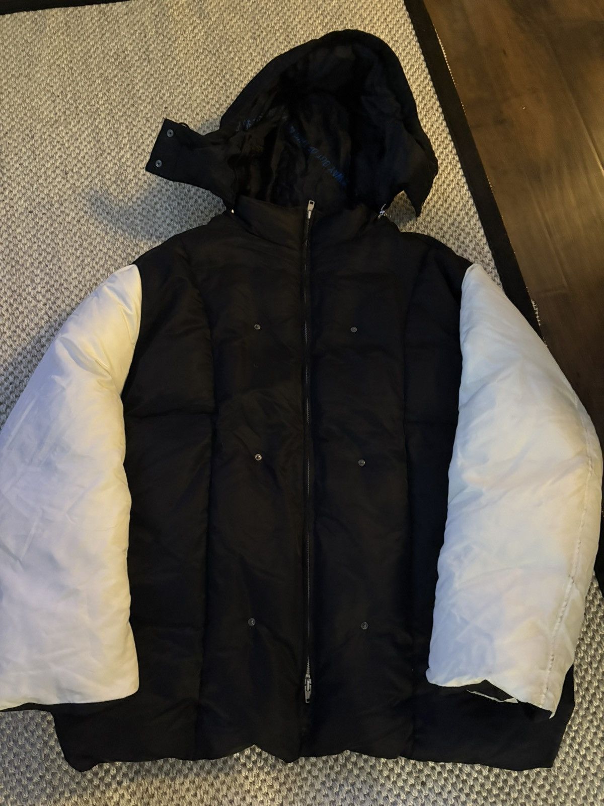 Raf Simons Raf Simons AW17 Big Feather Jacket Down Coat Oversized Black Size US M / EU 48-50 / 2 - 2 Thumbnail