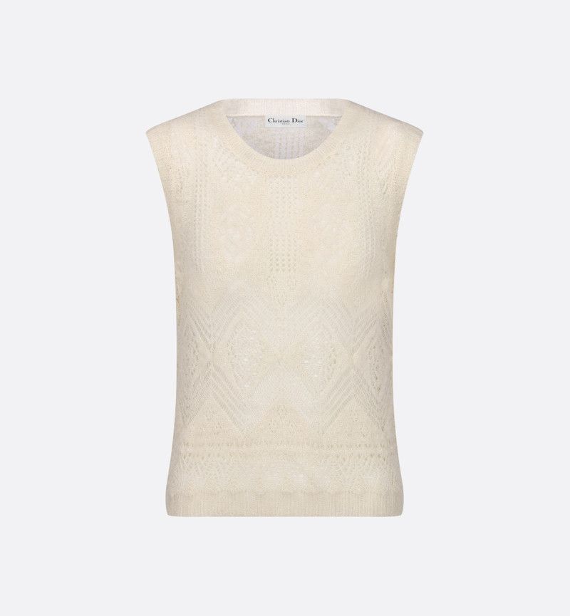 Dior o1bcso1str0126 Sweaters in White Size L / US 10 / IT 46 - 3 Thumbnail