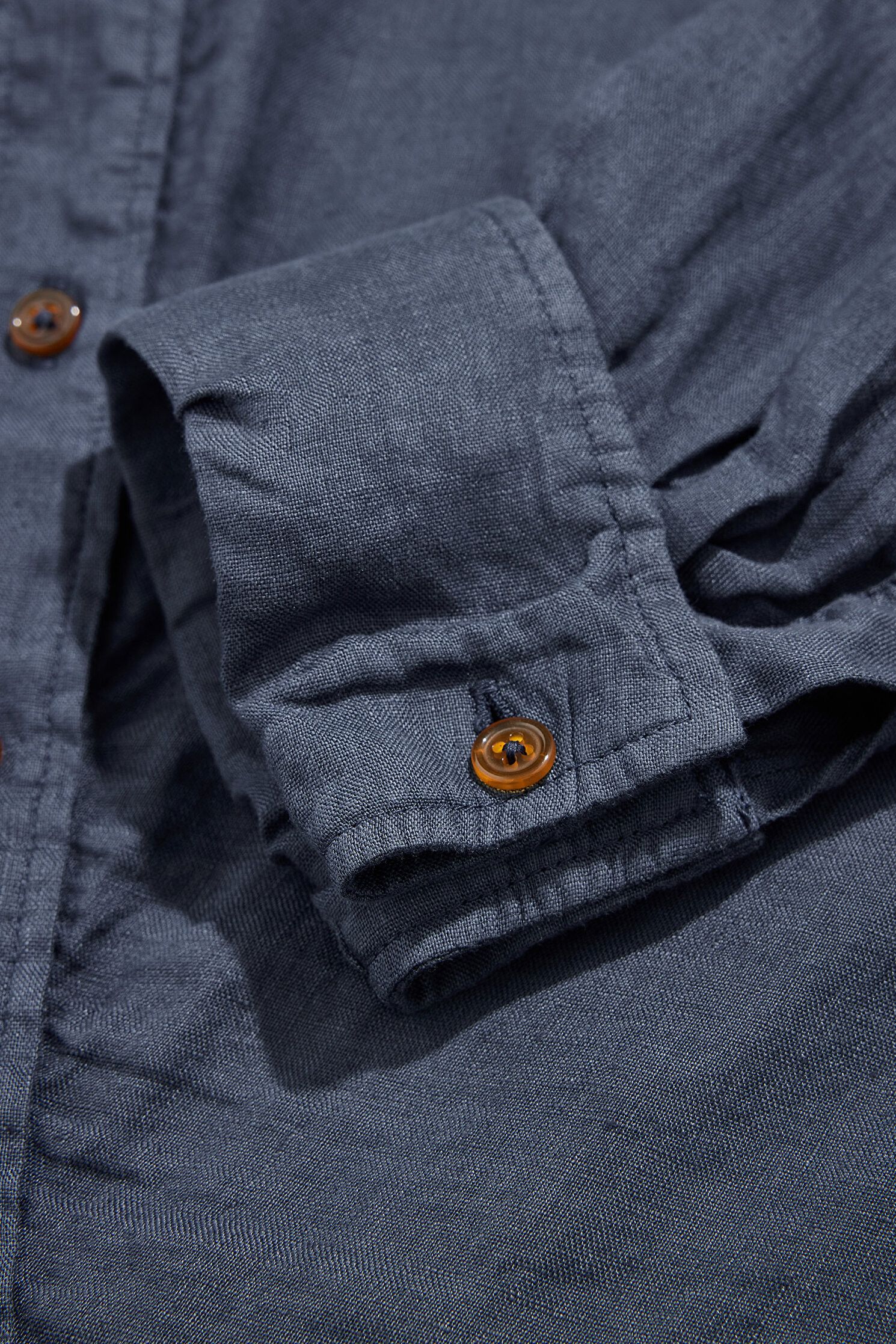 Vivienne Westwood o1s22i1n0924 Crewe Krall Linen Shirt in Blue Size XS / US 0-2 / IT 36-38 - 4 Thumbnail