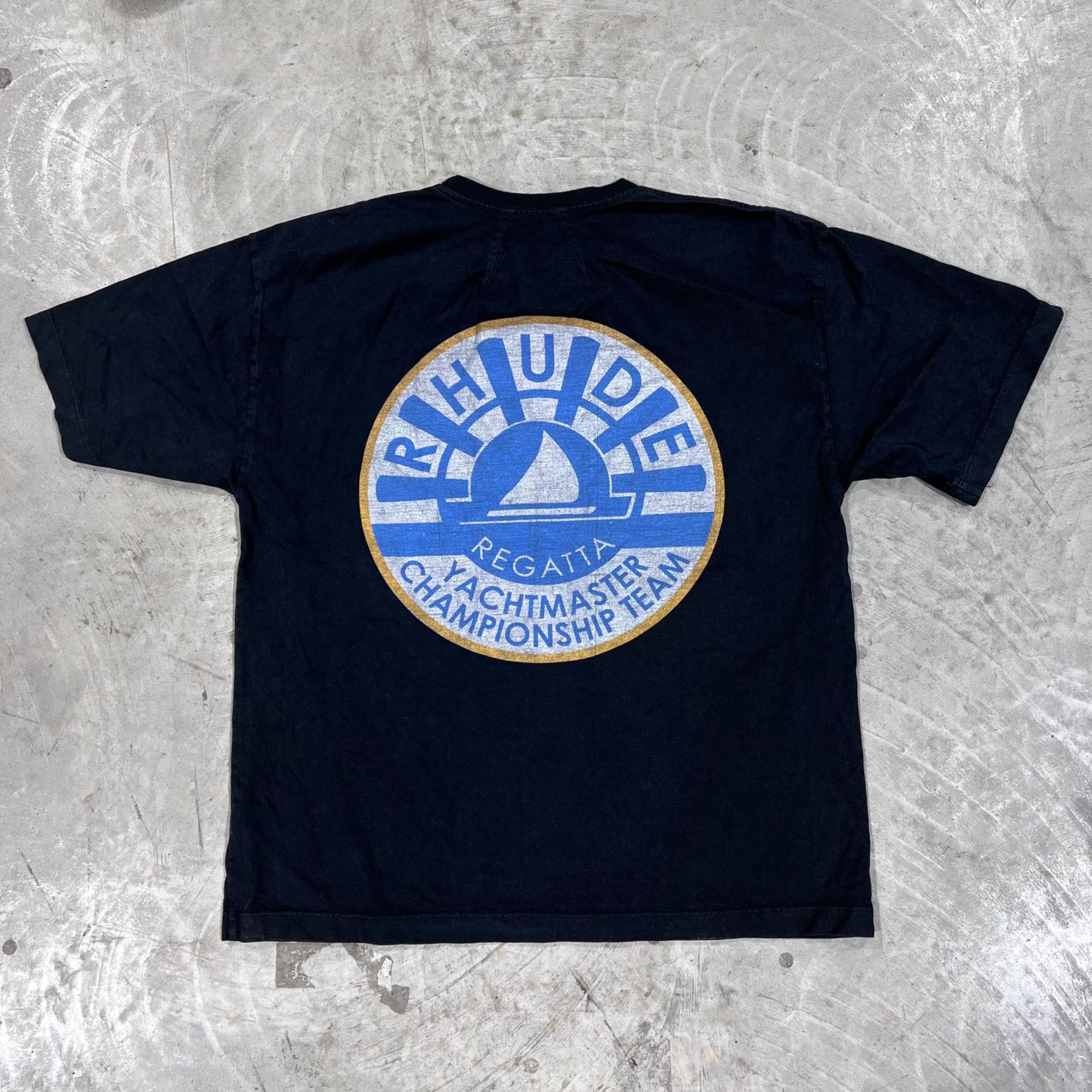 Rhude NEW RHUDE YATCHMASTER BLACK TEE SZ SMALL Size US S / EU 44-46 / 1 - 4 Thumbnail