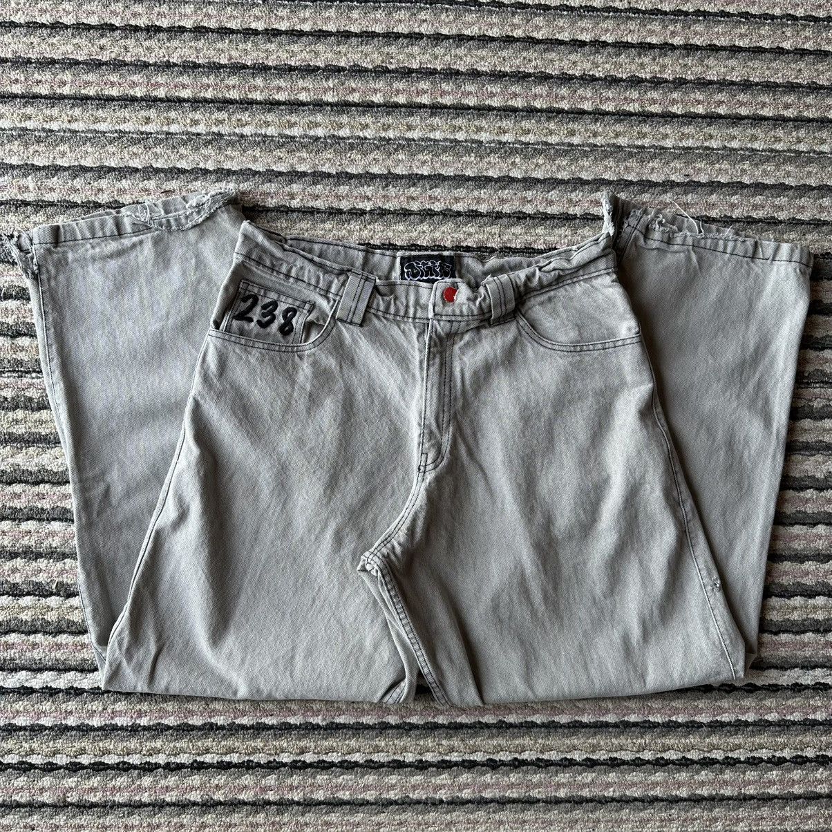 Other Digits 238 Robo Denim Grey JNCO Style Wide Leg Men’s Jeans Size US 32 / EU 48 - 1 Thumbnail