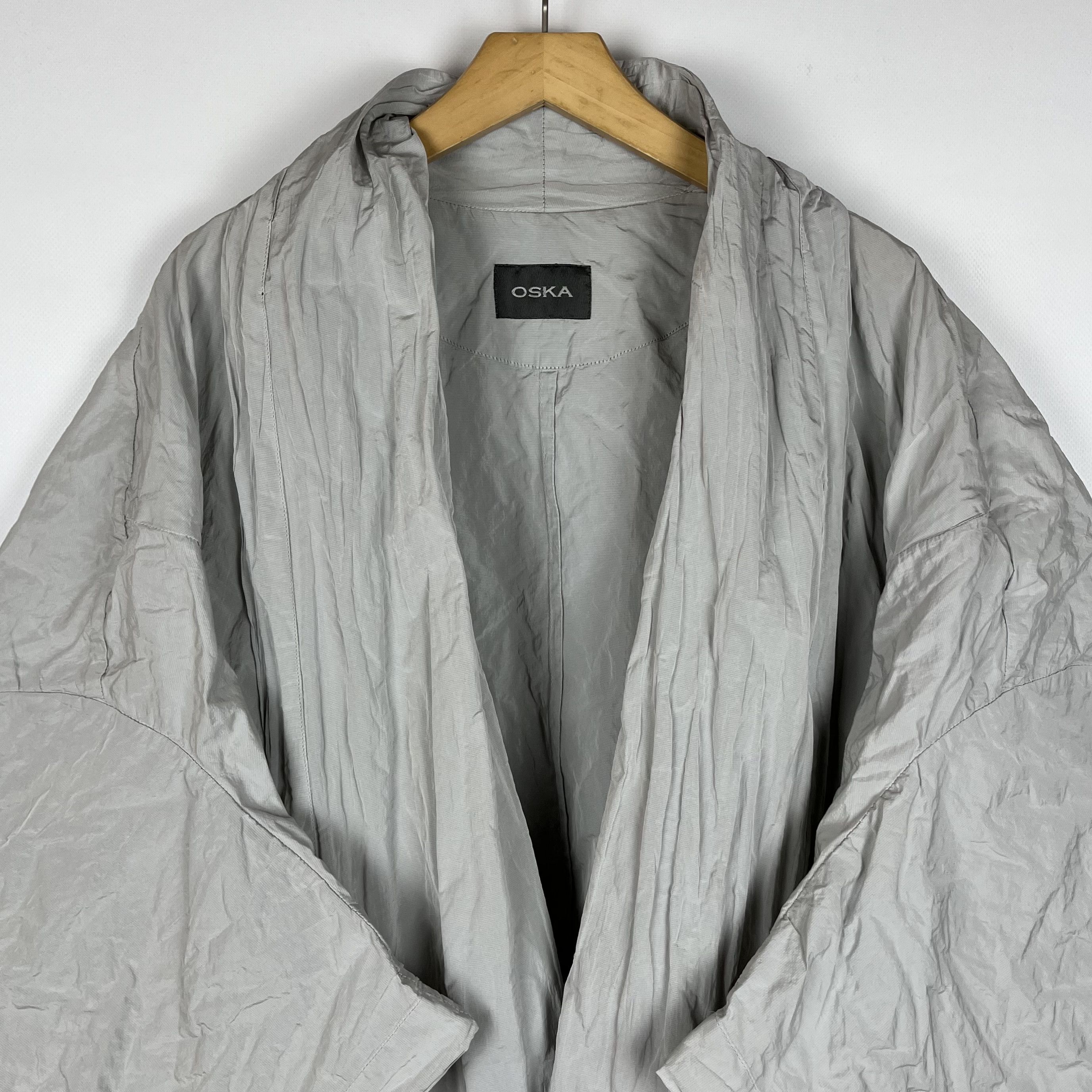 OSKA Ladies OSKA Avant-Garde Nylon Open Kimono Jacket Size M / US 6-8 / IT 42-44 - 6 Thumbnail