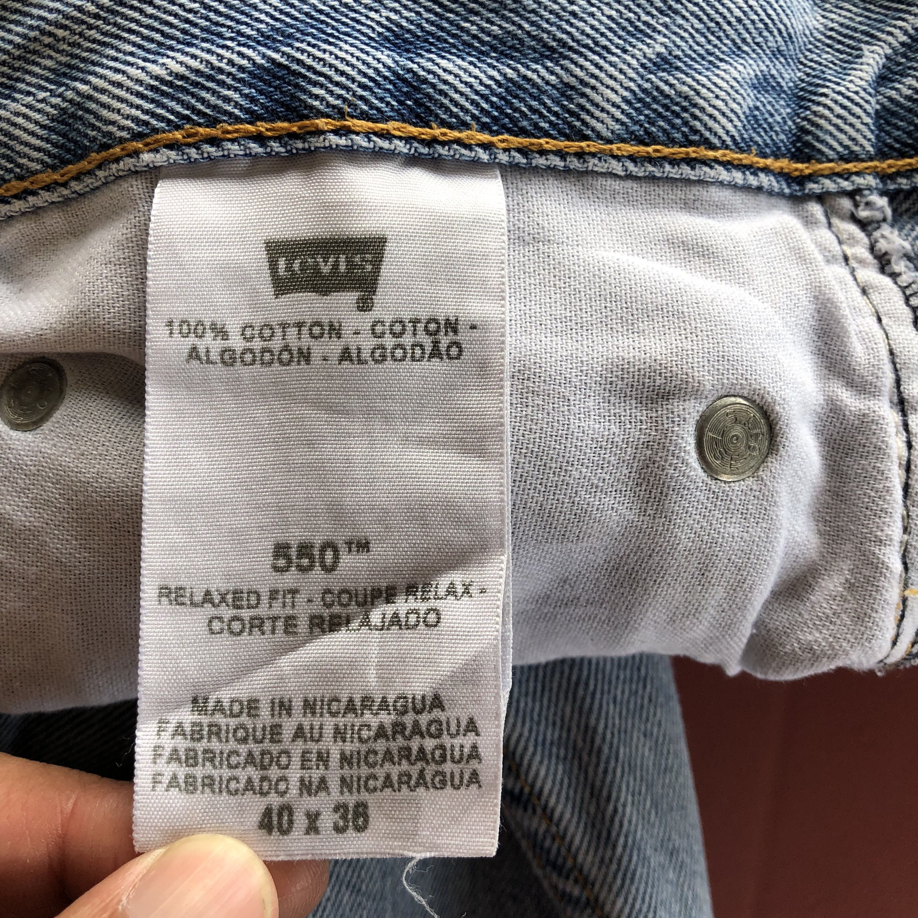 Levi's Vintage Y2K Levis Light Wash Jeans Levi's 505 Faded Denim Size US 40 / EU 56 - 9 Thumbnail