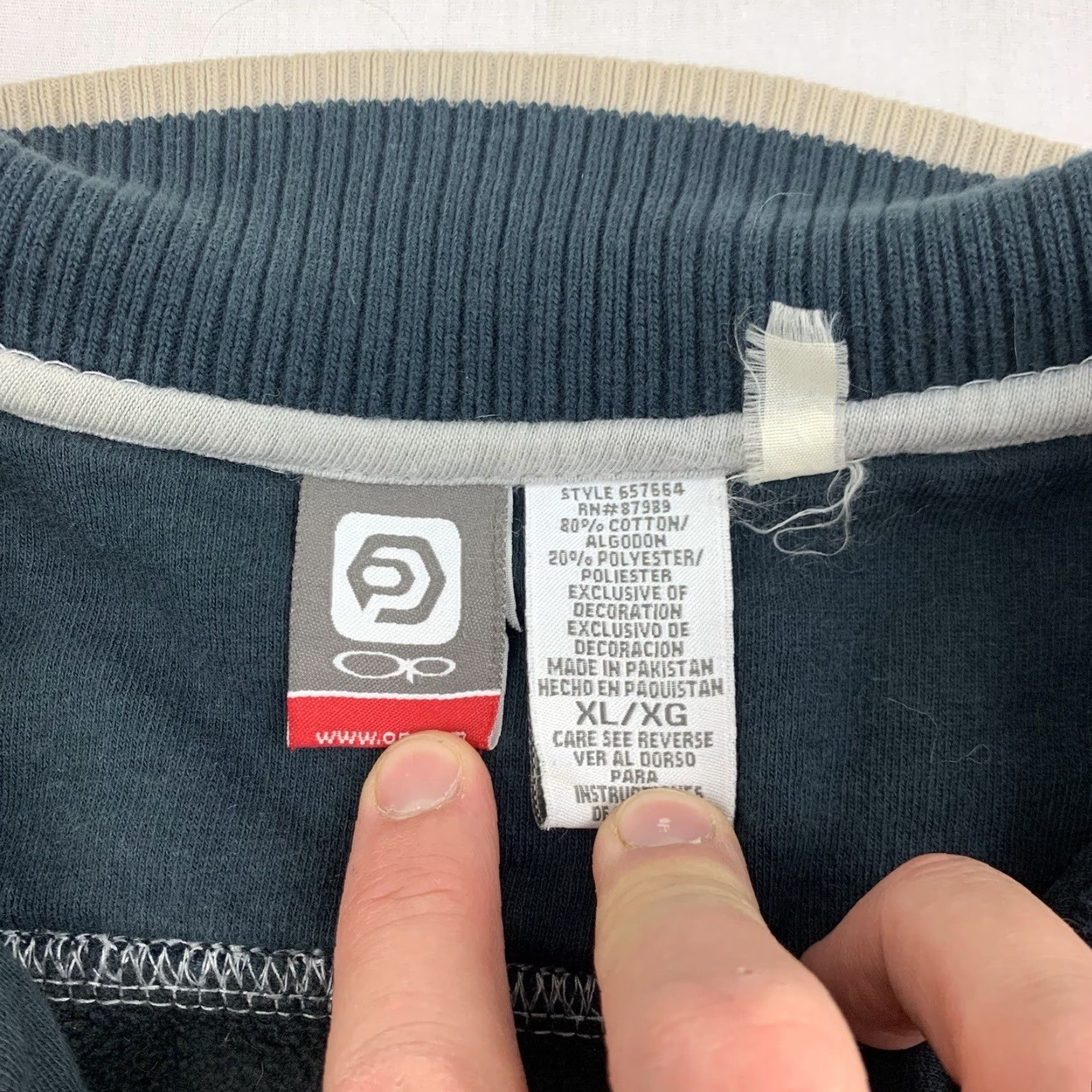 Ocean Pacific VINTAGE Ocean Pacific Sweatshirt Men XL Blue Grunge USA Full Zip Surfer Ocean Pacific Surfwear USA Mens XL Blue Grunge Full Zip Sweatshirt Size US XL / EU 56 / 4 - 5 Thumbnail