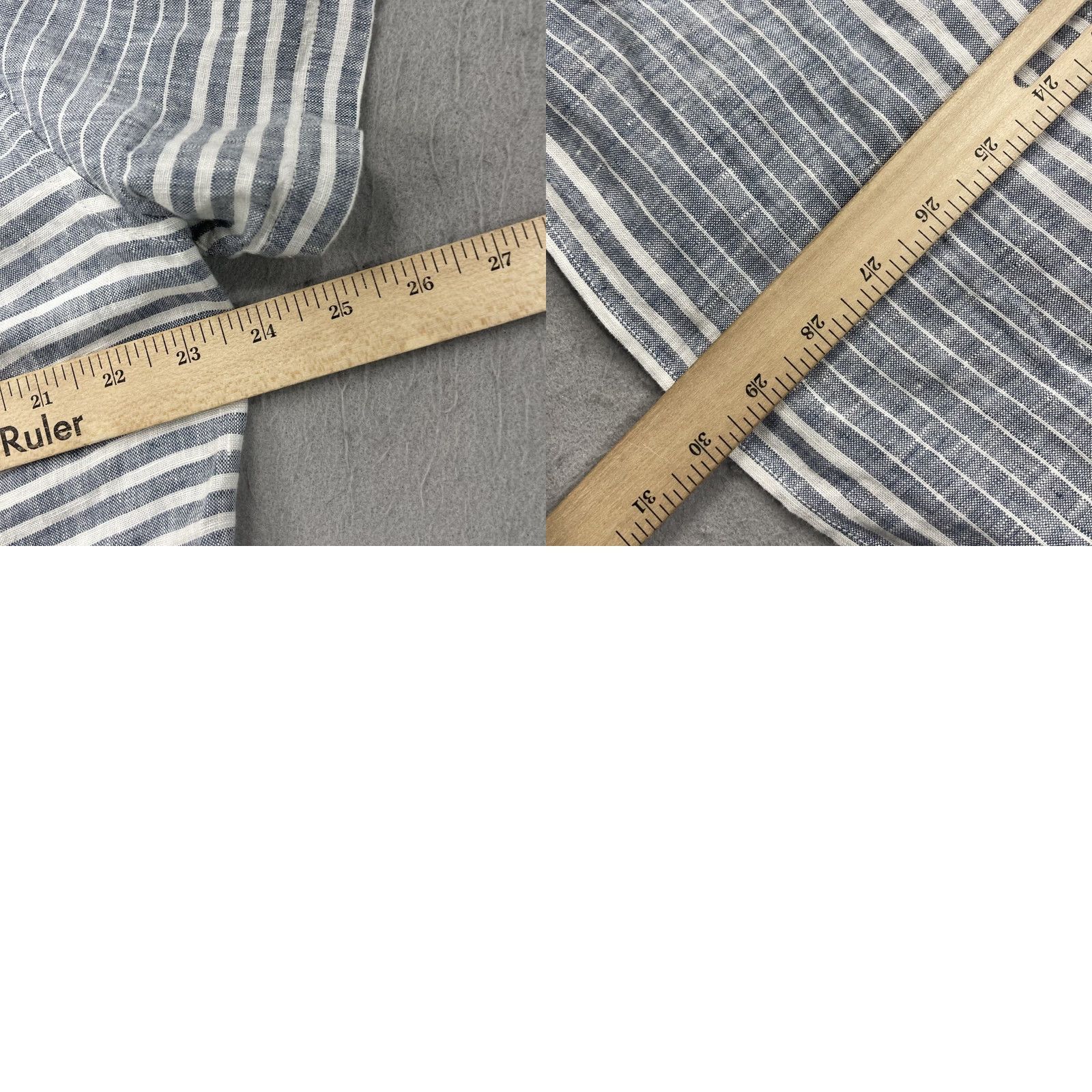 J.Crew J.CREW Shirt Mens L Blue Linen Button-Up Casual Beach Classic Camp 90s Theme Mens Size US L / EU 52-54 / 3 - 8 Thumbnail