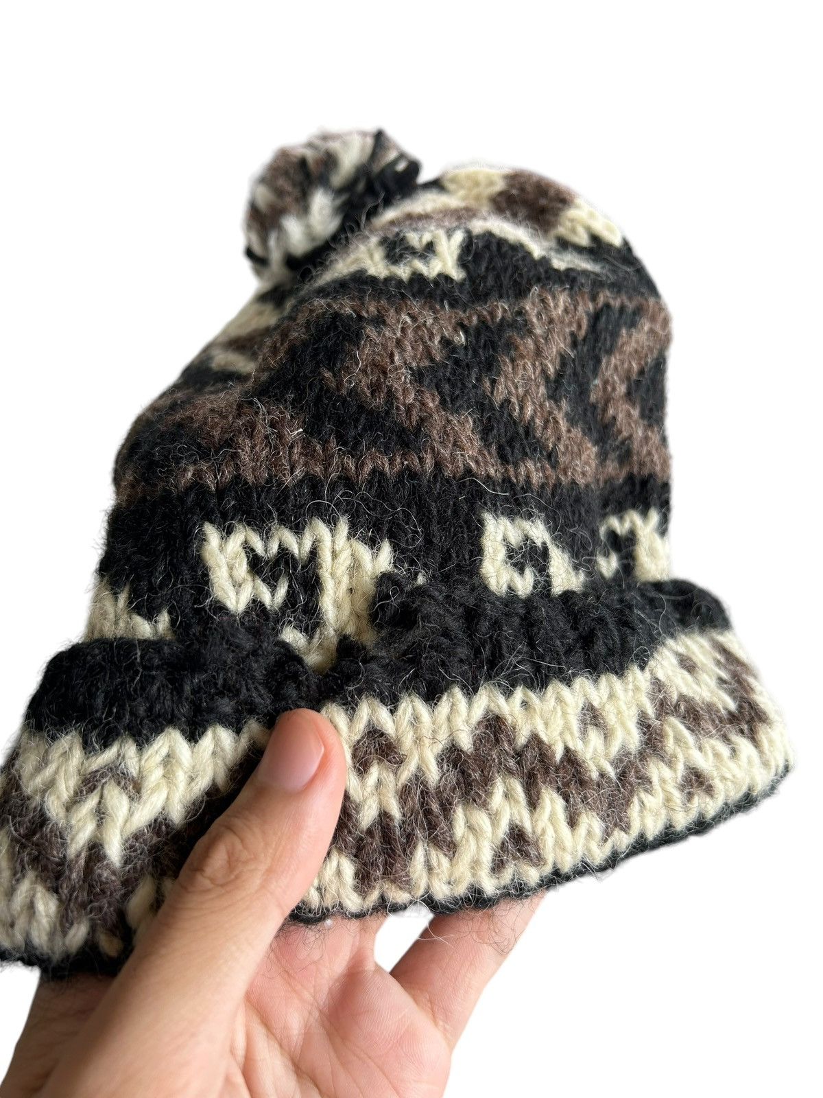 Japanese Brand × Kapital × Vintage Crochet Knitted wool Beanie Hats Rare☠️☠️ Size ONE SIZE - 3 Thumbnail