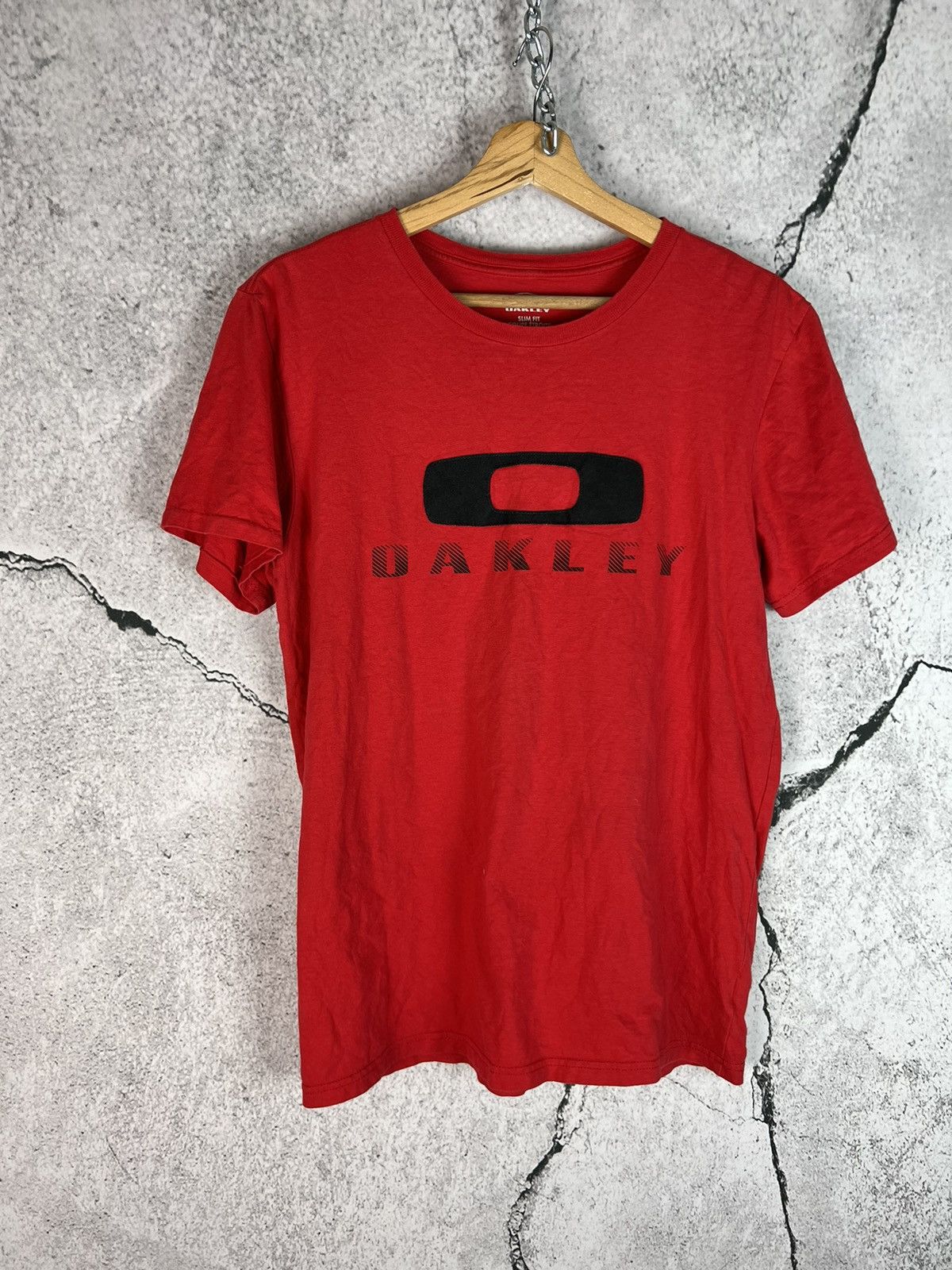 Oakley × Vintage OAKLEY SOFTWARE RARE BACK RUSTY LOGO SKULL TSHIRT Size US L / EU 52-54 / 3 - 1 Thumbnail