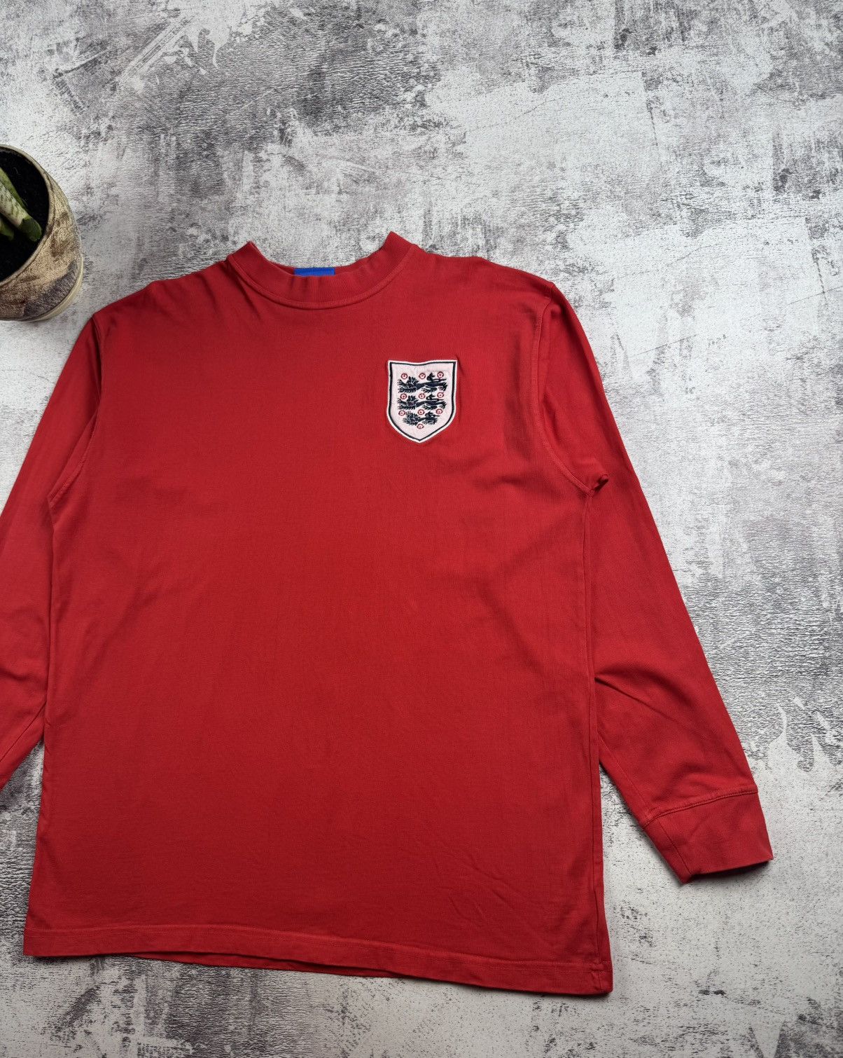 Umbro England 90s Umbro Men’s Vintage Long Sleeve National Soccer Football Jersey Size US XXL / EU 58 / 5 - 3 Thumbnail