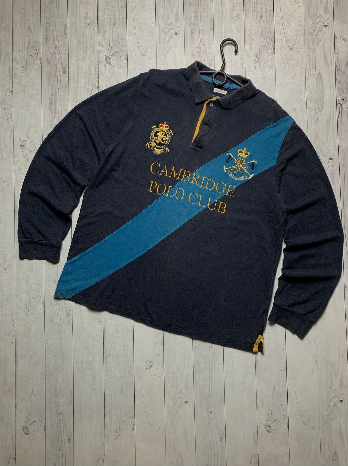 Vintage Vintage Cambridge polo club rugby size XL big logo Size US XL / EU 56 / 4 - 1 Thumbnail